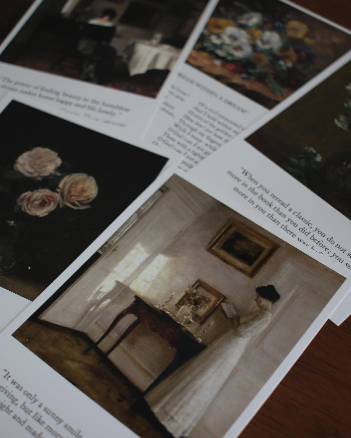 Postcard Set - Vignettes and Flowers of Old