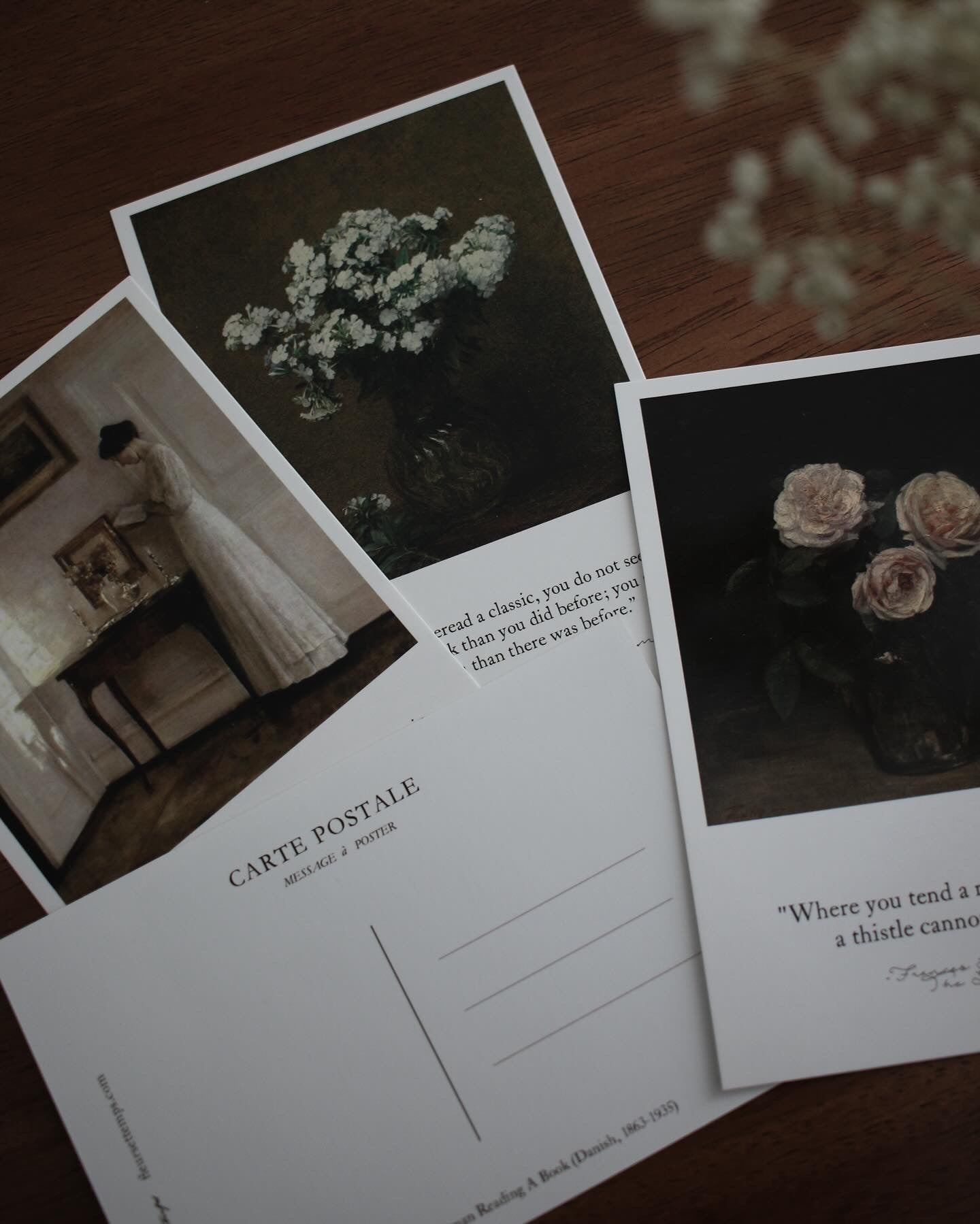 Postcard Set - Vignettes and Flowers of Old