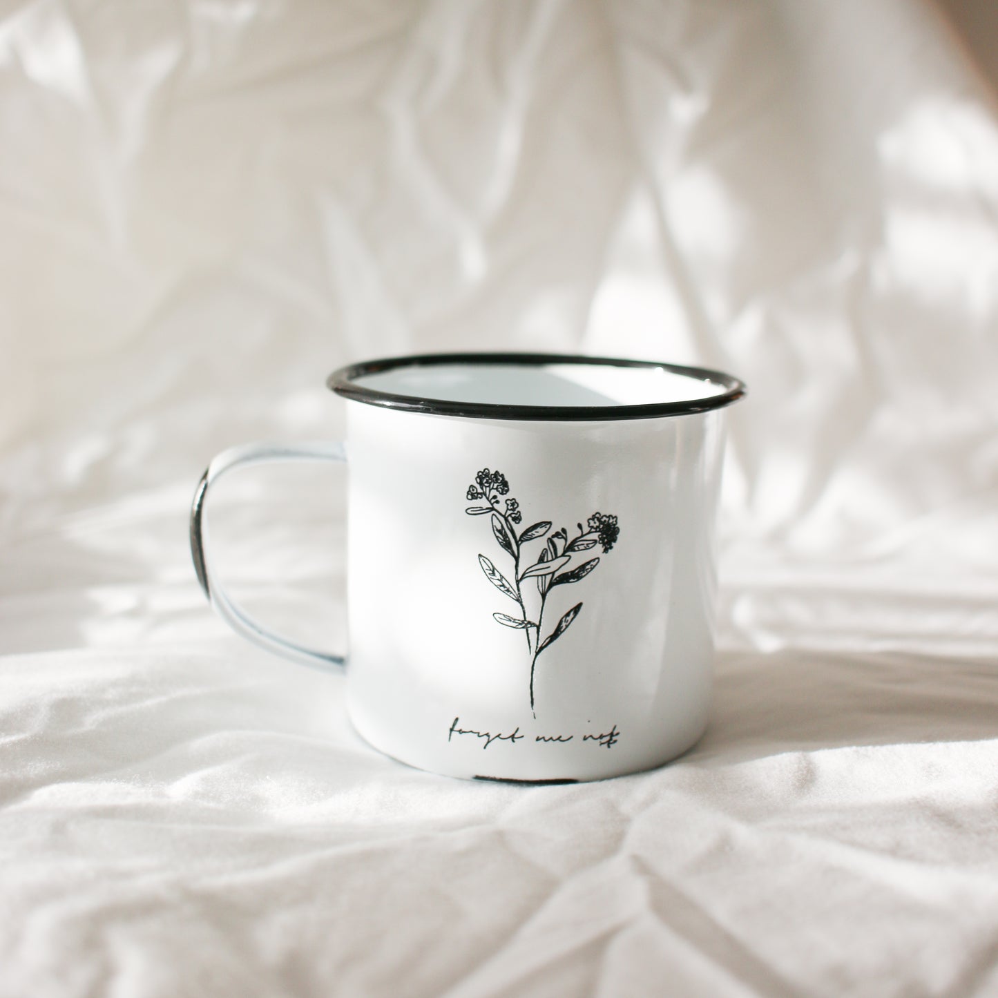 Botanical Enamel Mug