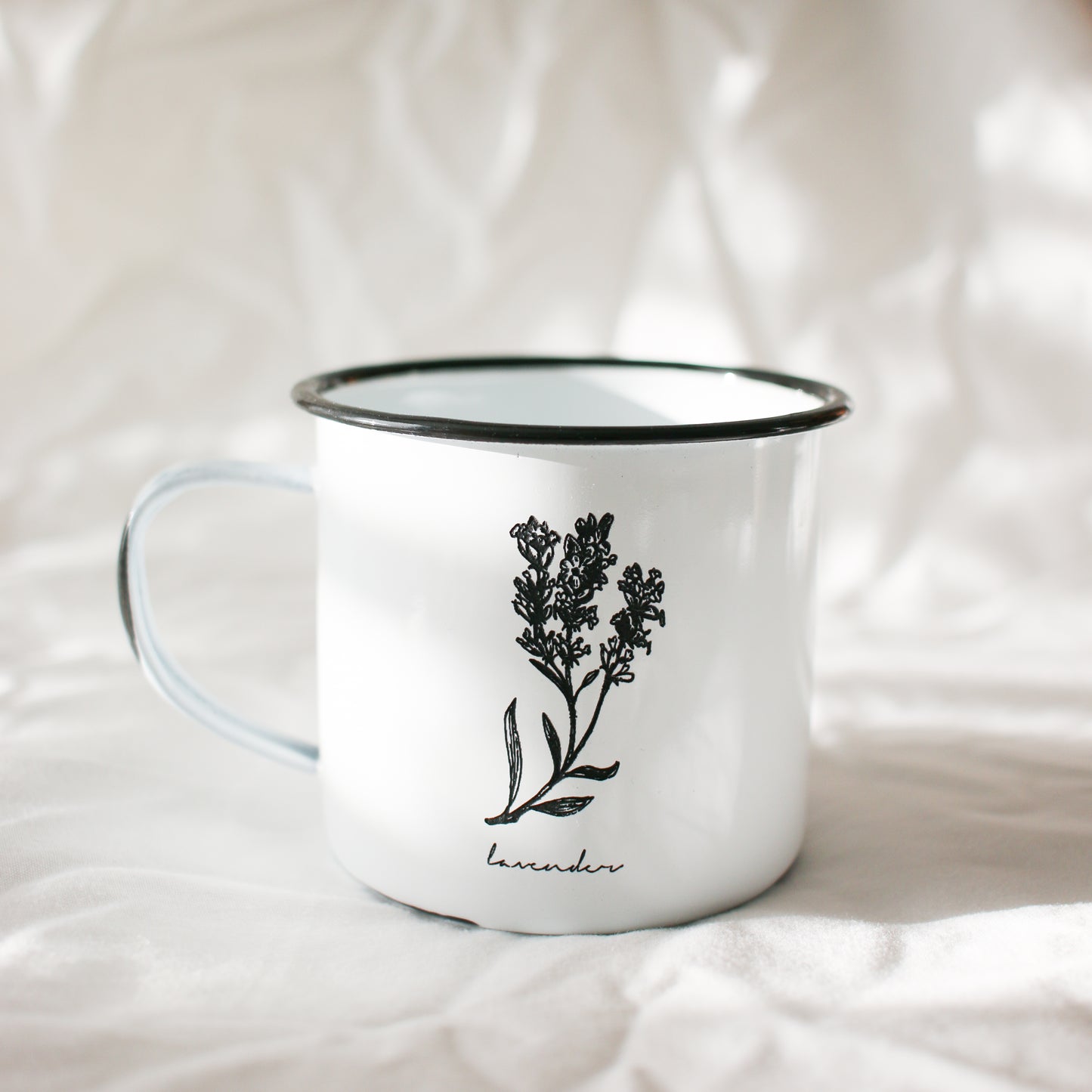 Botanical Enamel Mug