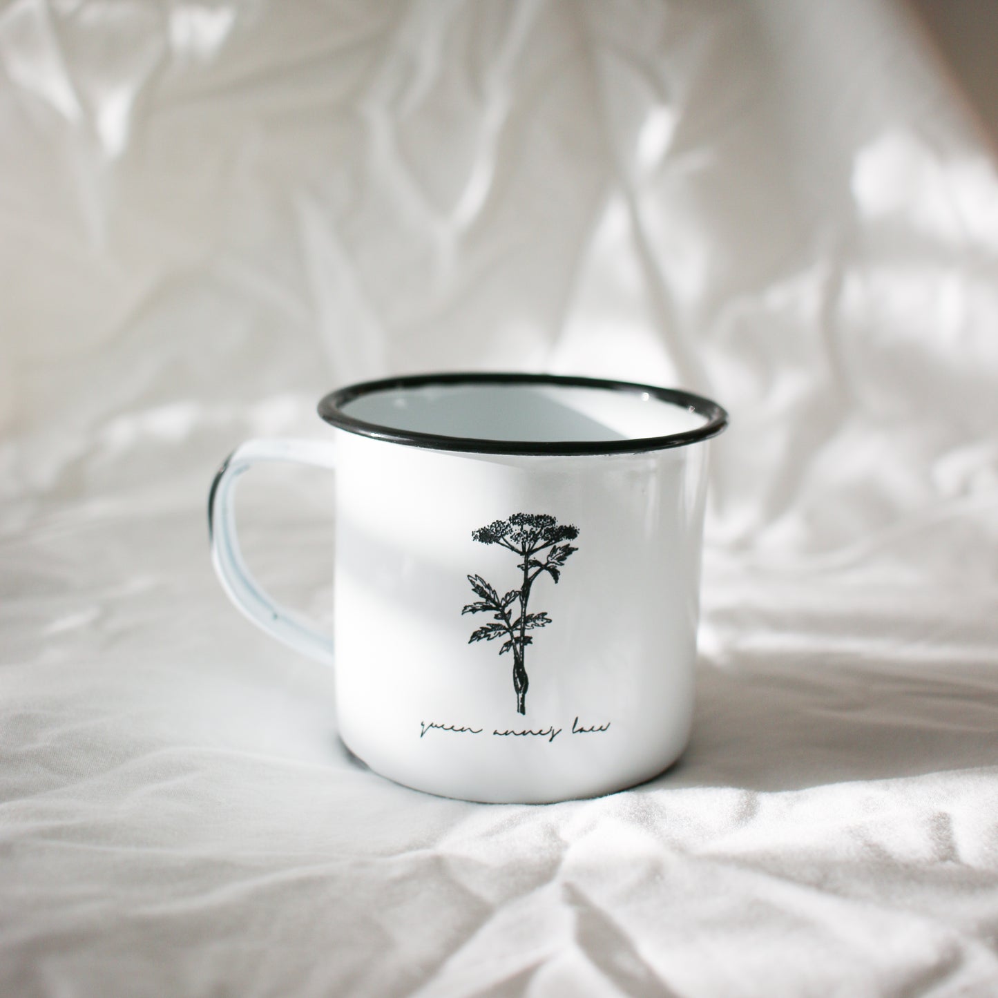 Botanical Enamel Mug