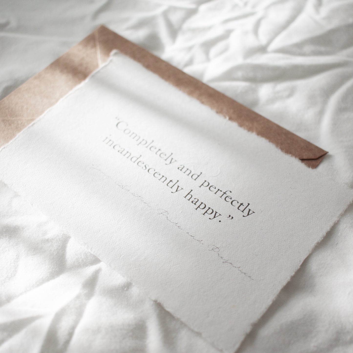 Deckled Edge Quote Card