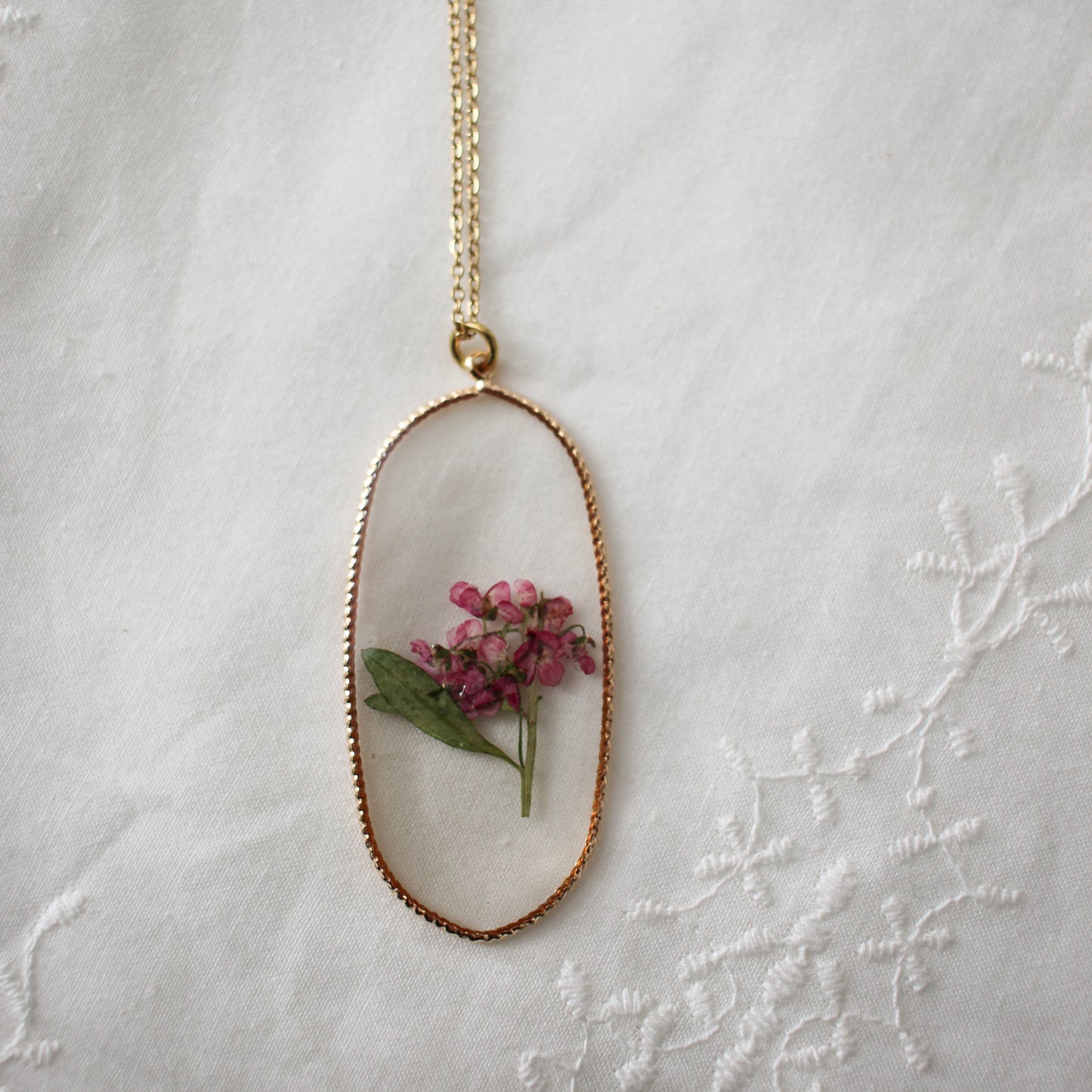 The Sowerby Necklace in Ballet Slipper Pink