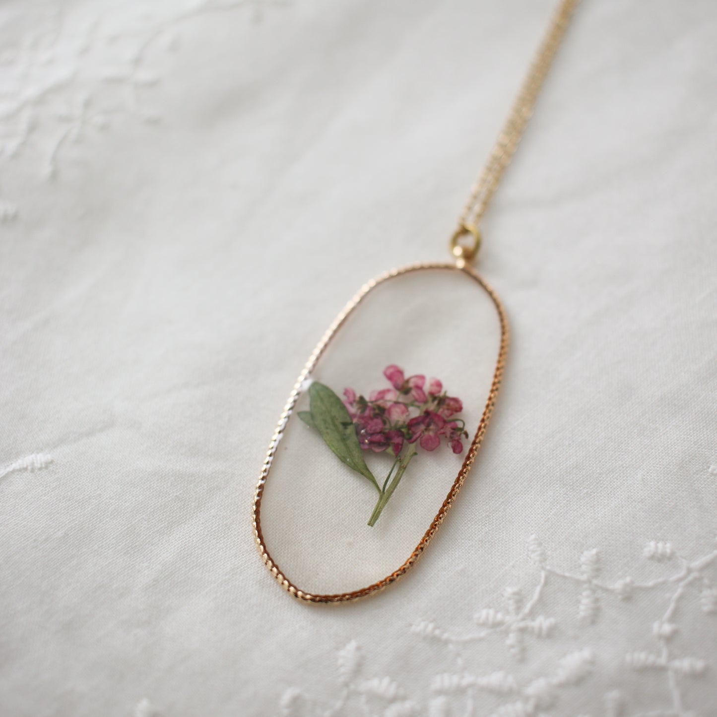 The Sowerby Necklace in Ballet Slipper Pink