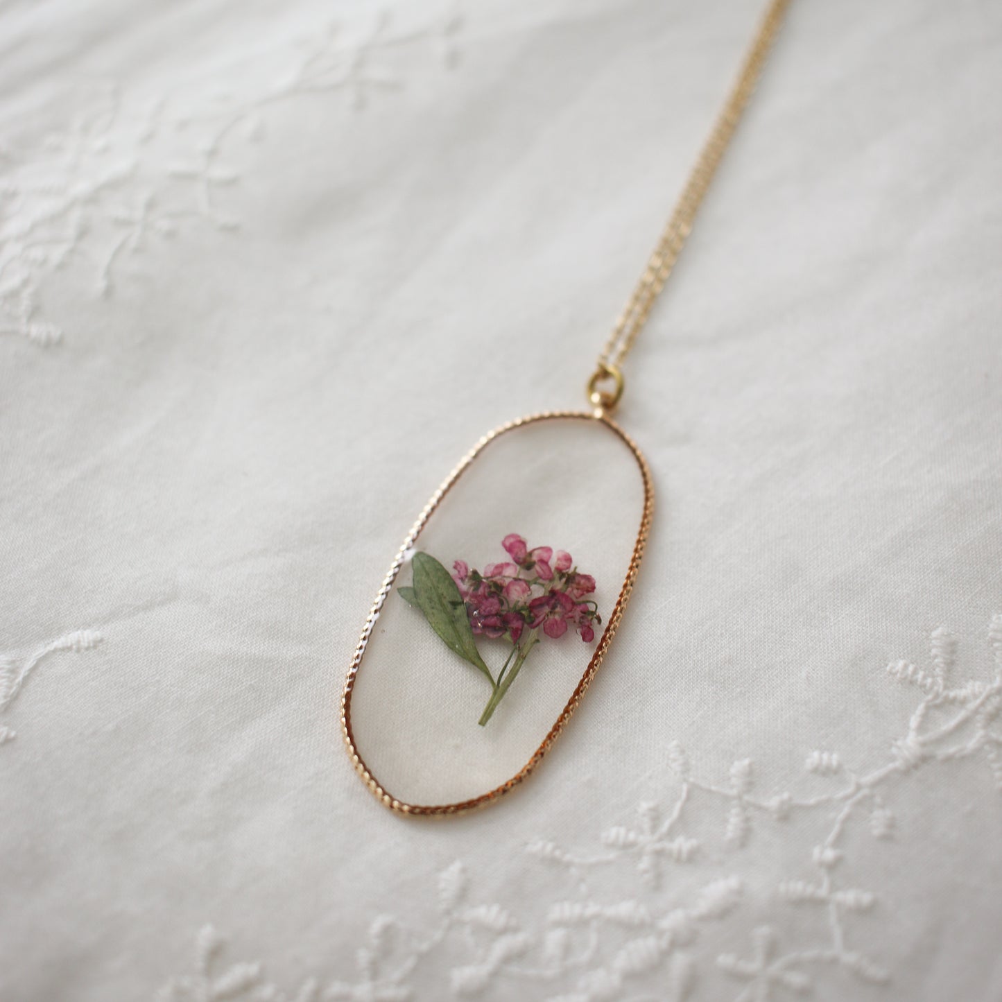 The Sowerby Necklace in Ballet Slipper Pink