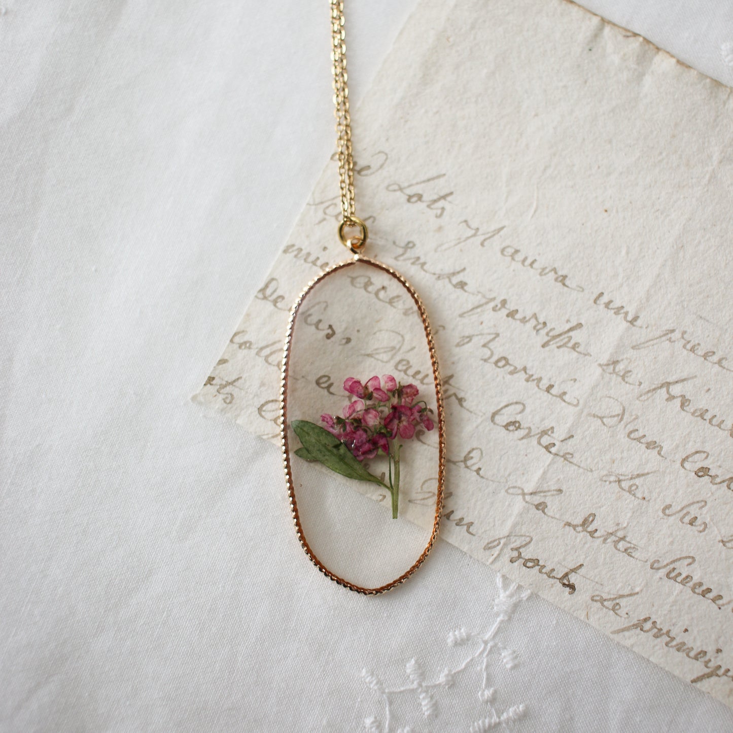 The Sowerby Necklace in Ballet Slipper Pink