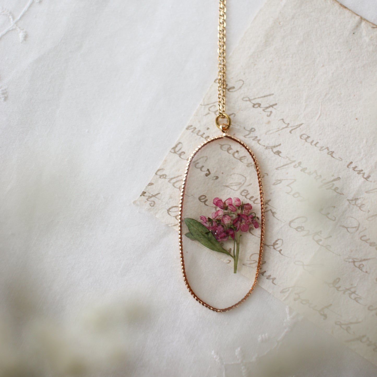 The Sowerby Necklace in Ballet Slipper Pink
