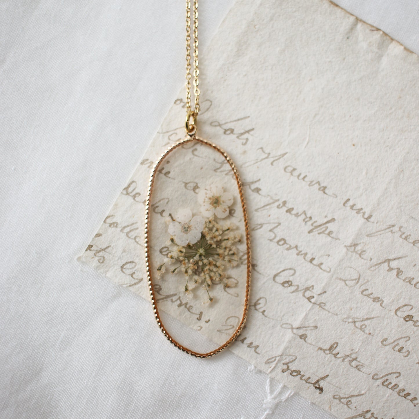 The Sowerby Necklace in Antique White