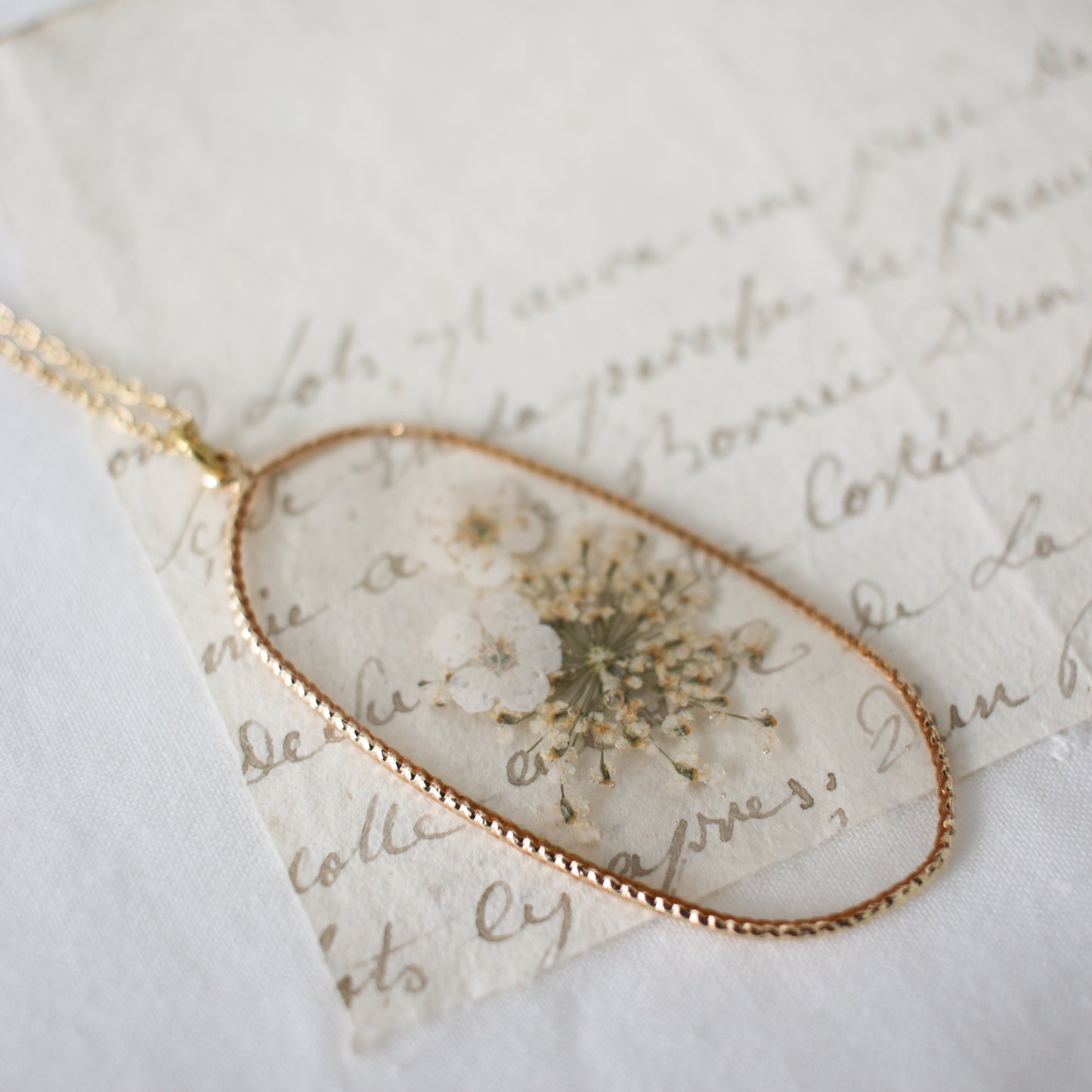 The Sowerby Necklace in Antique White