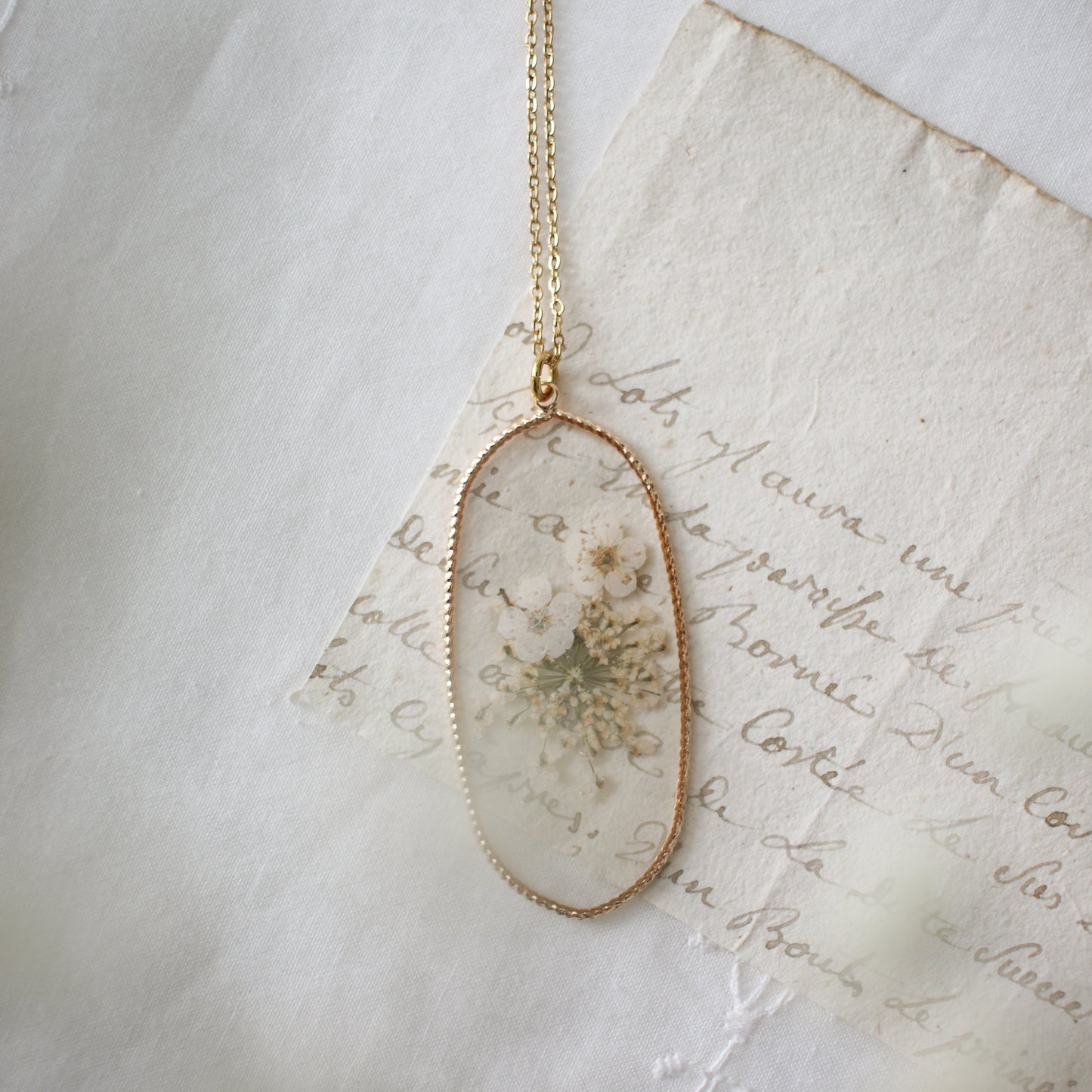The Sowerby Necklace in Antique White