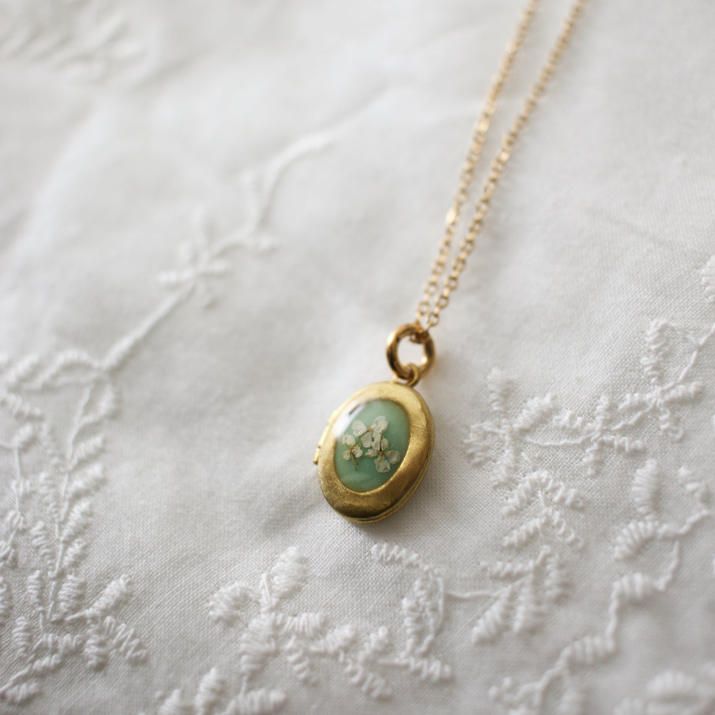 Pre Order Archibald Locket in pistachio