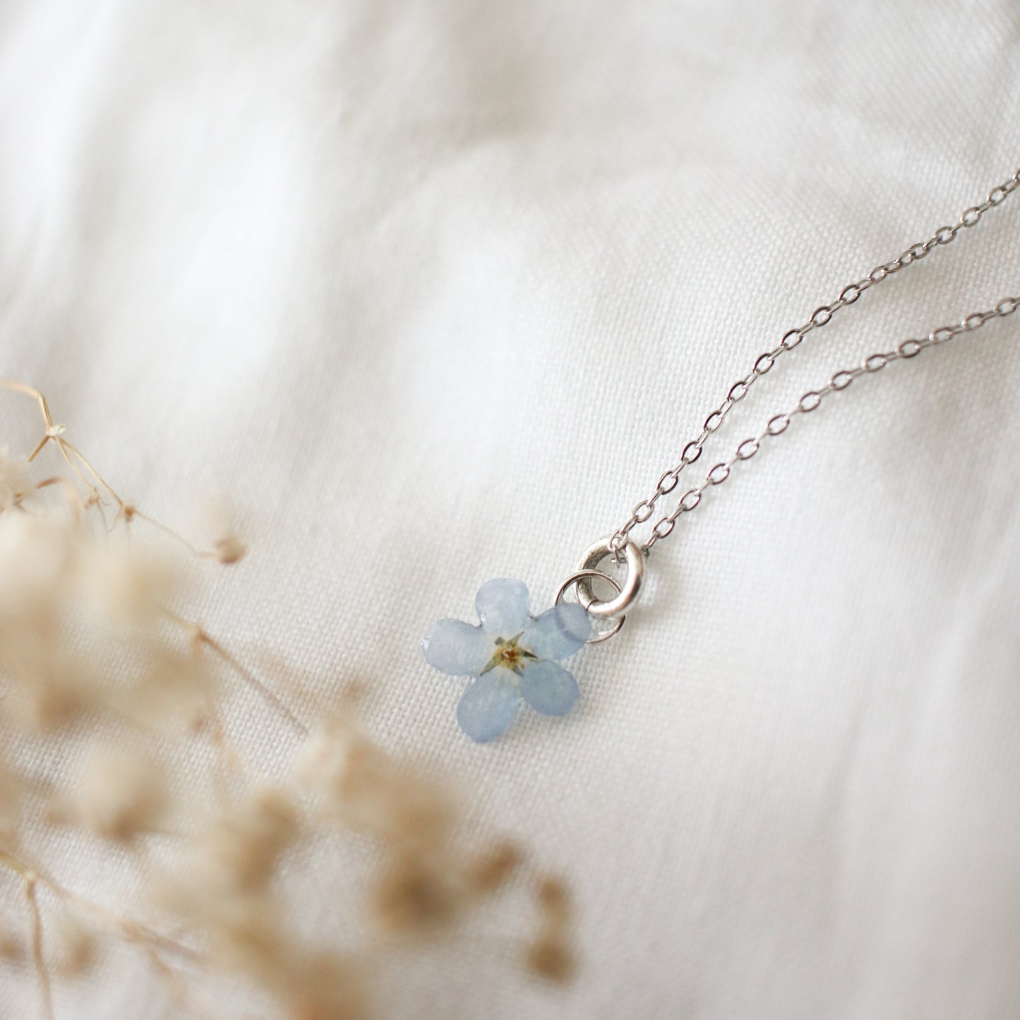 Silver Beth March Necklace