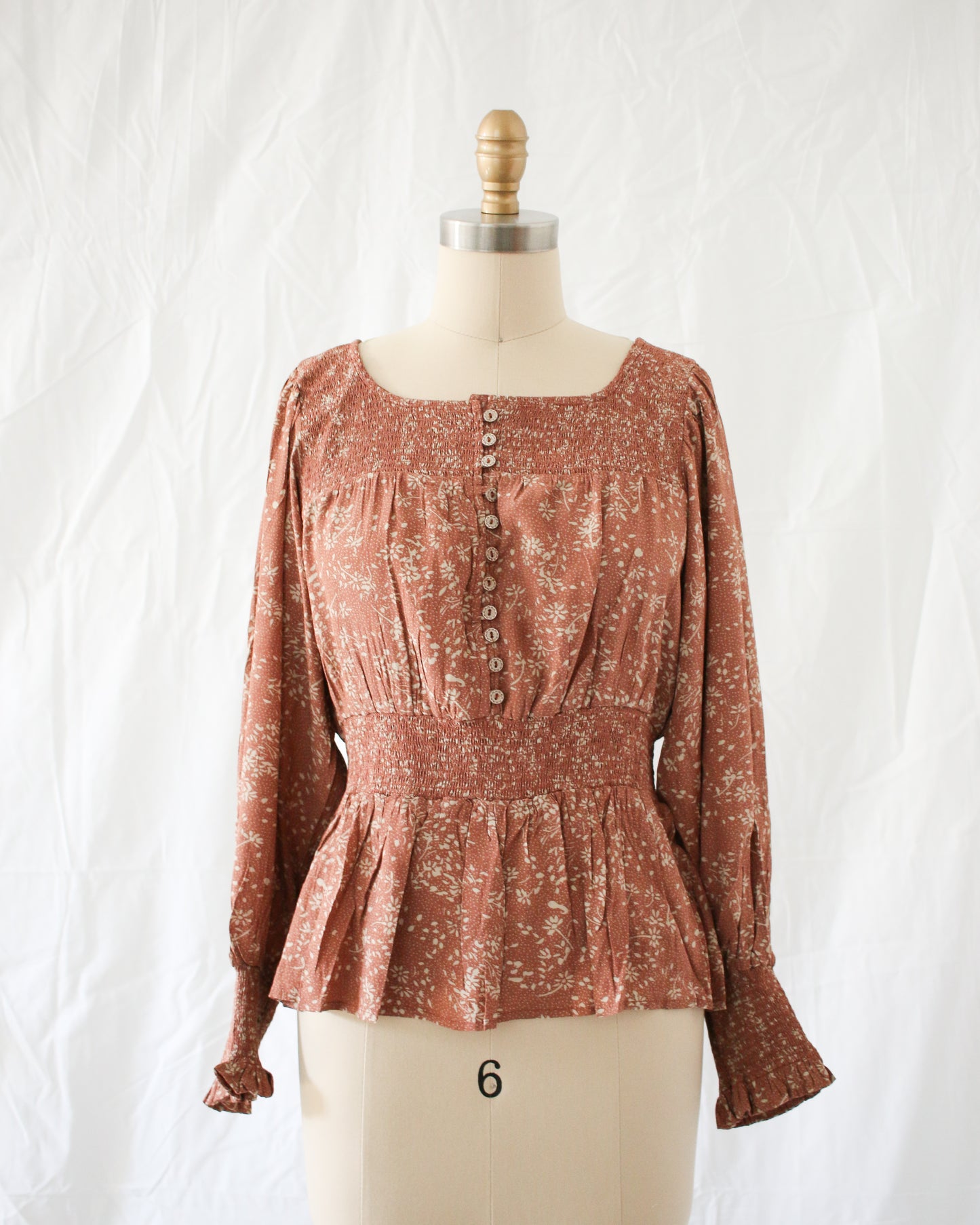 English Rose Garden Top