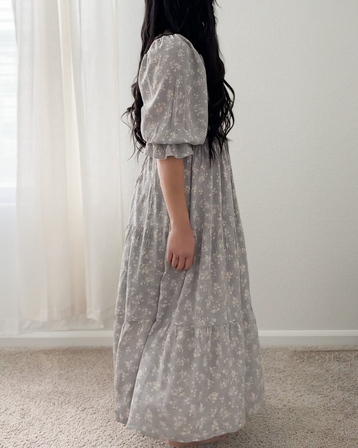 Faded Bluebell Fields Dress