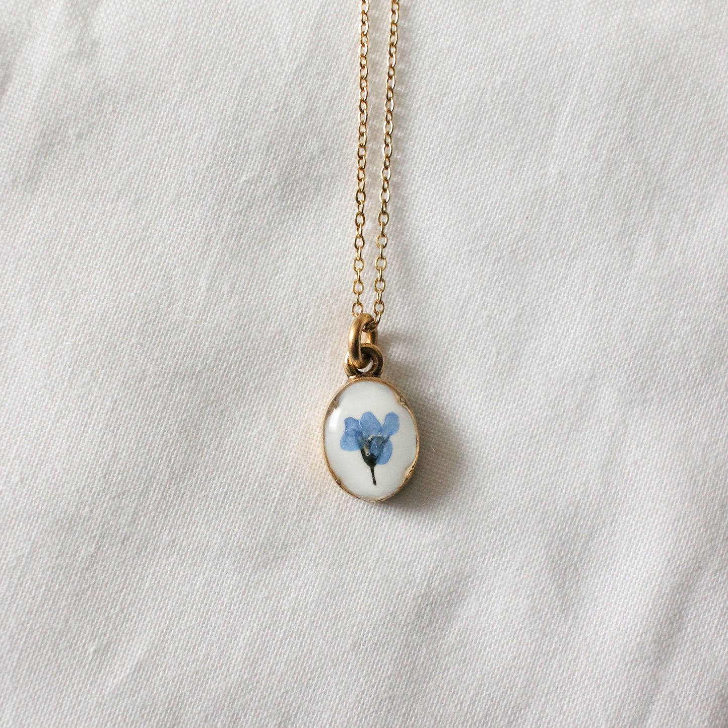 Imperfect Diana with Forget Me Not