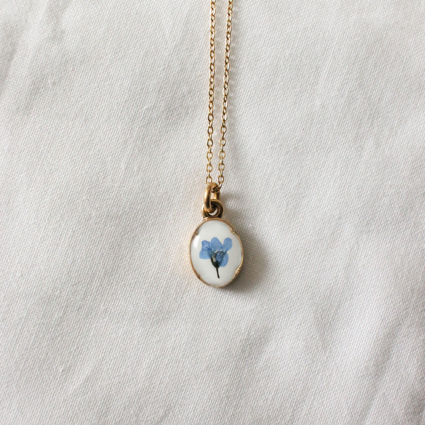 Imperfect Diana with Forget Me Not