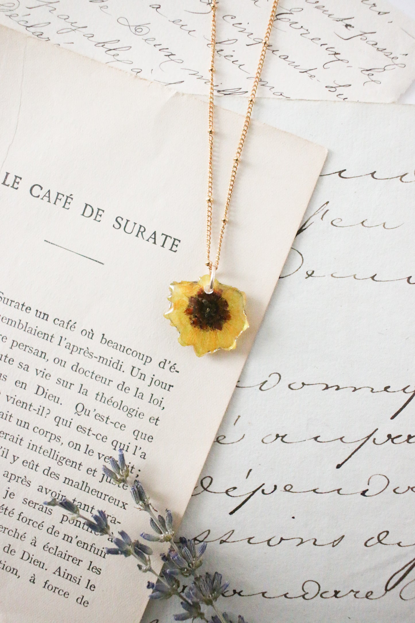 Hope Among Sunflowers Necklace (The Hope Necklace)