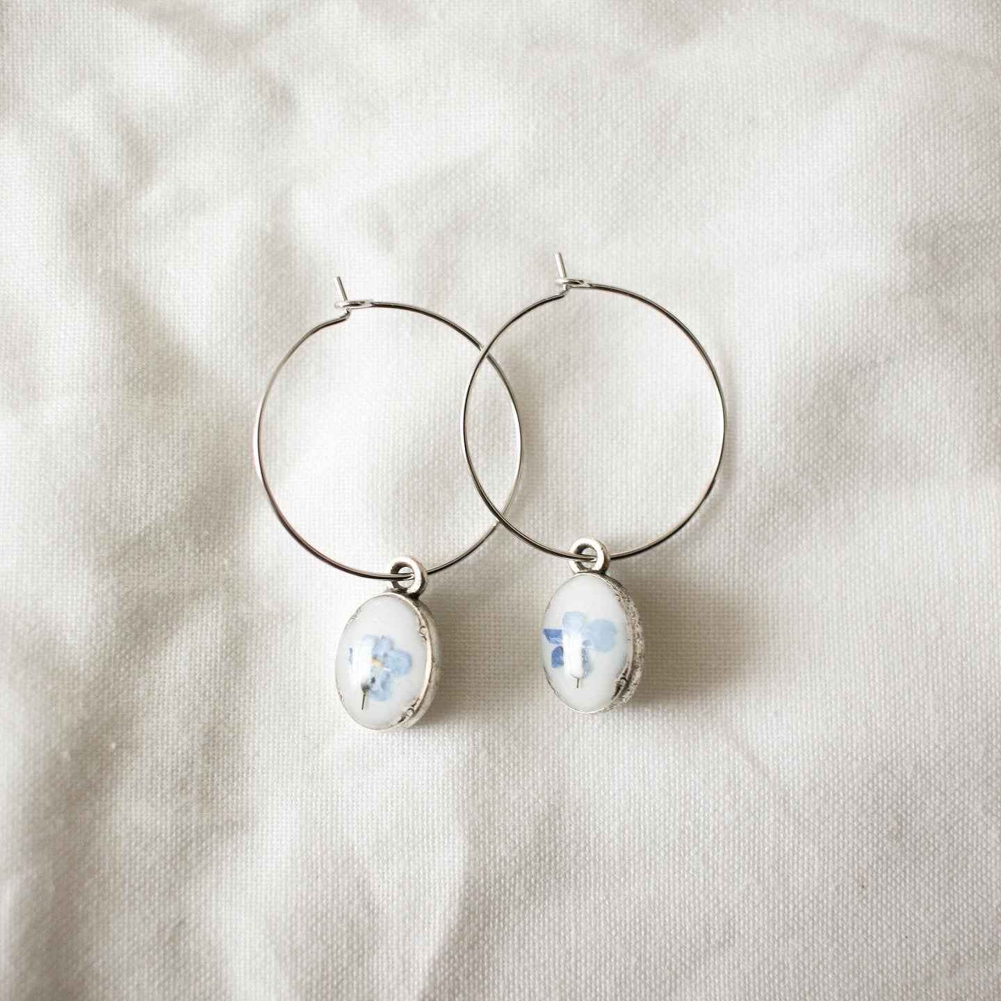 Silver Diana Earrings