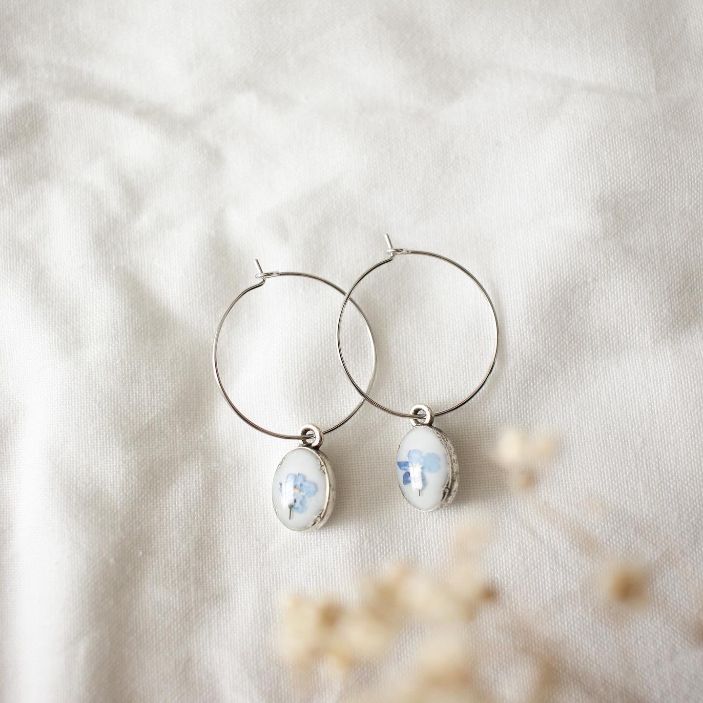 Silver Diana Earrings