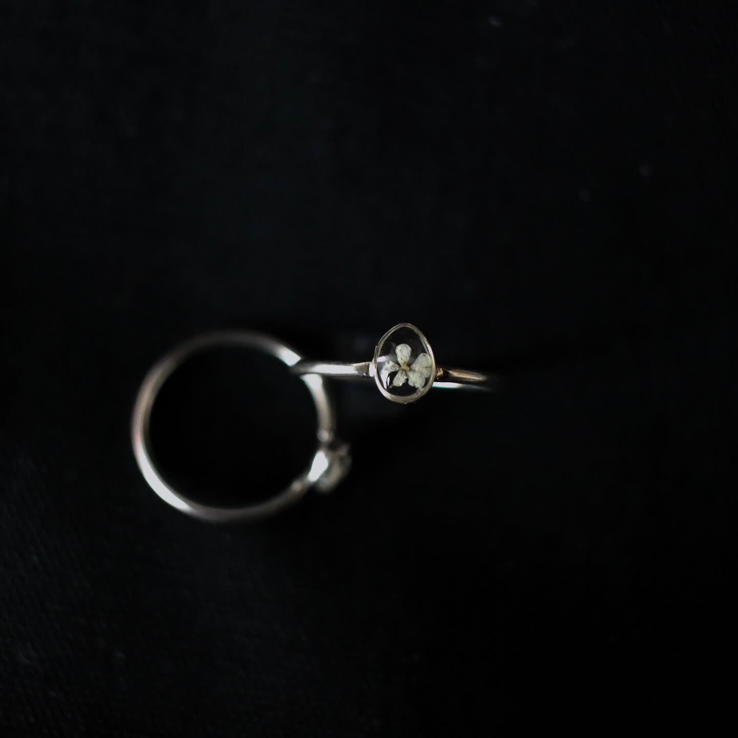 Silver Raindrops Ring