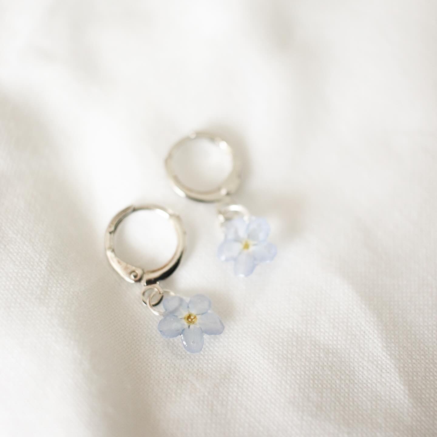 Silver Beth March Earrings
