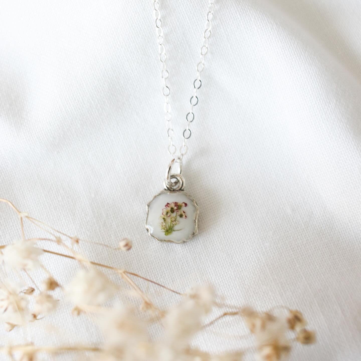 Diana Square Necklace in Silver