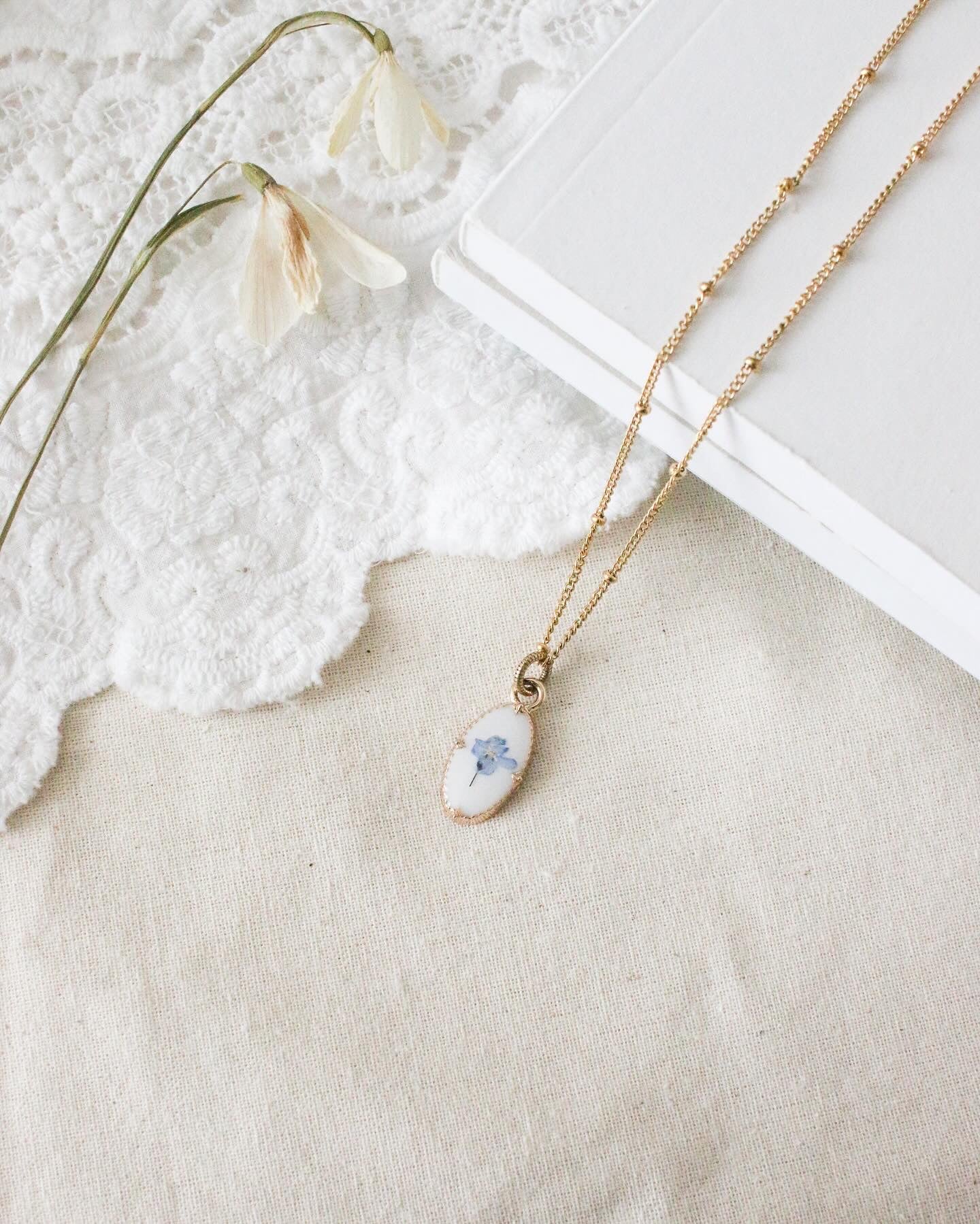 The Lydia Necklace (forget me not)