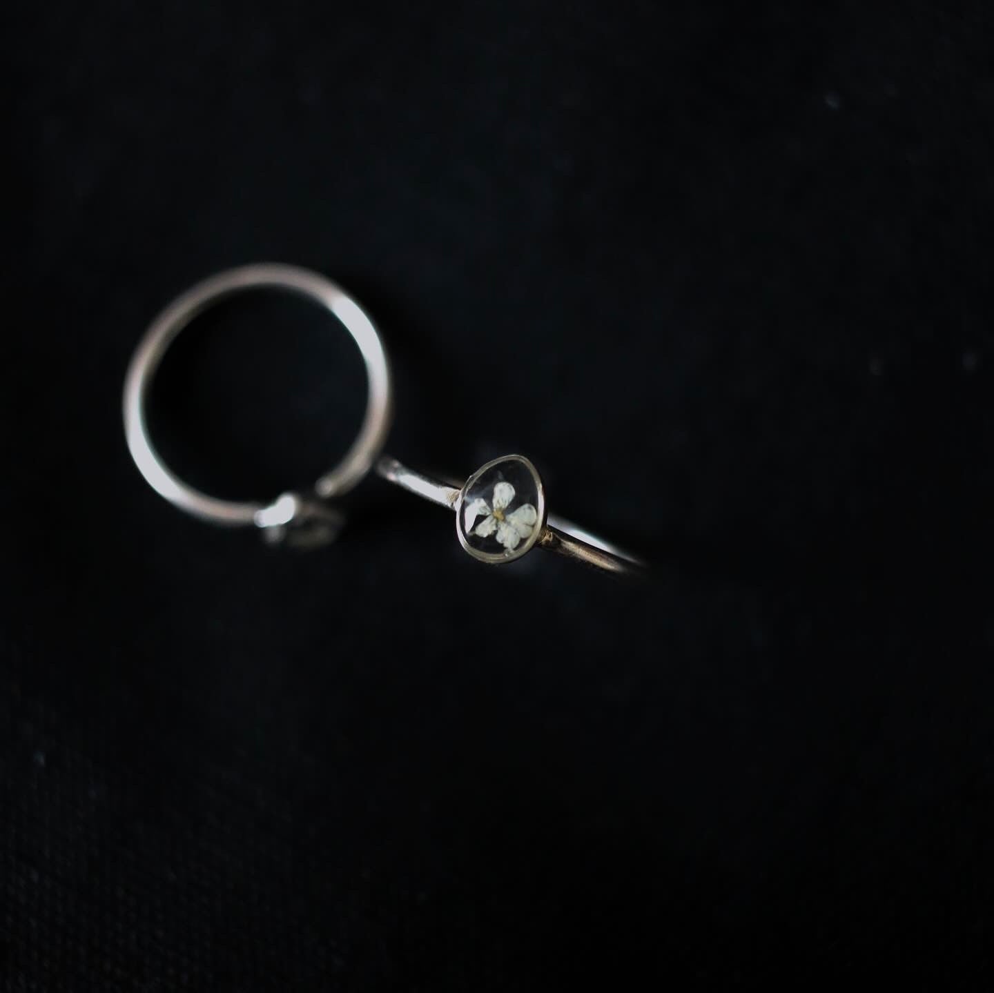 Silver Raindrops Ring