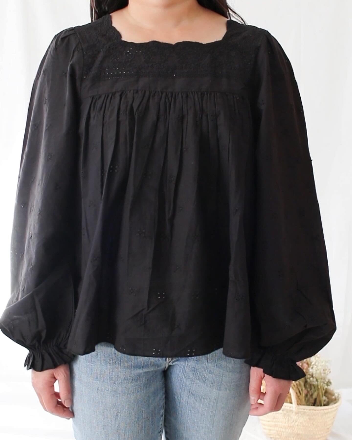 Archibald Blouse in Noir