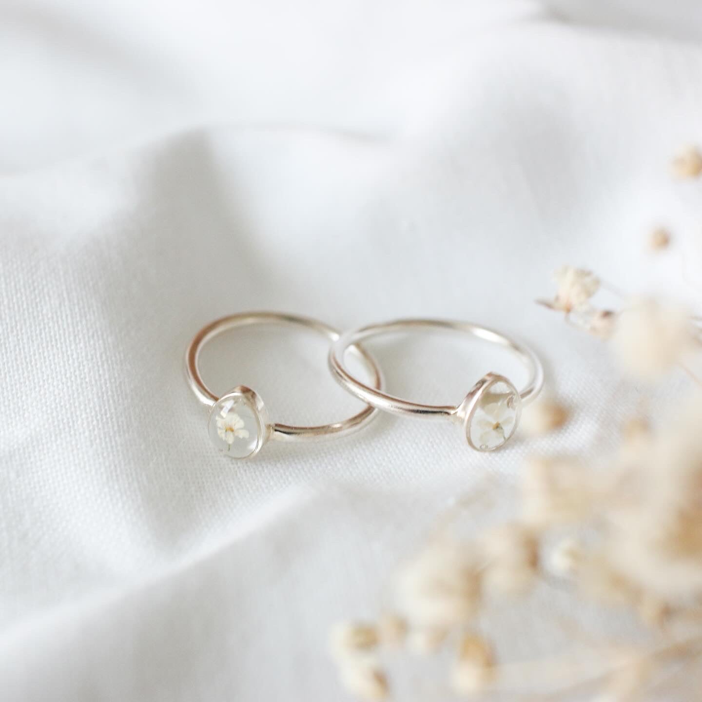 Silver Raindrops Ring