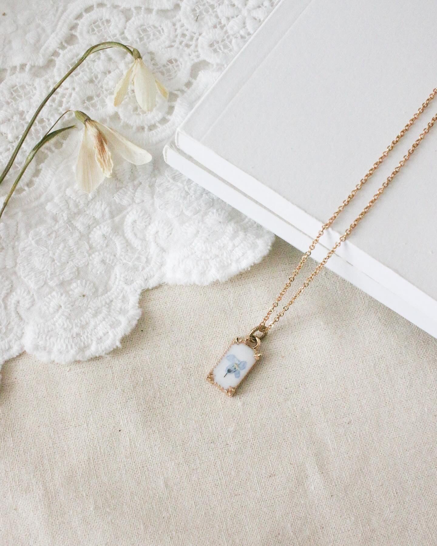 The Lydia Necklace (forget me not)
