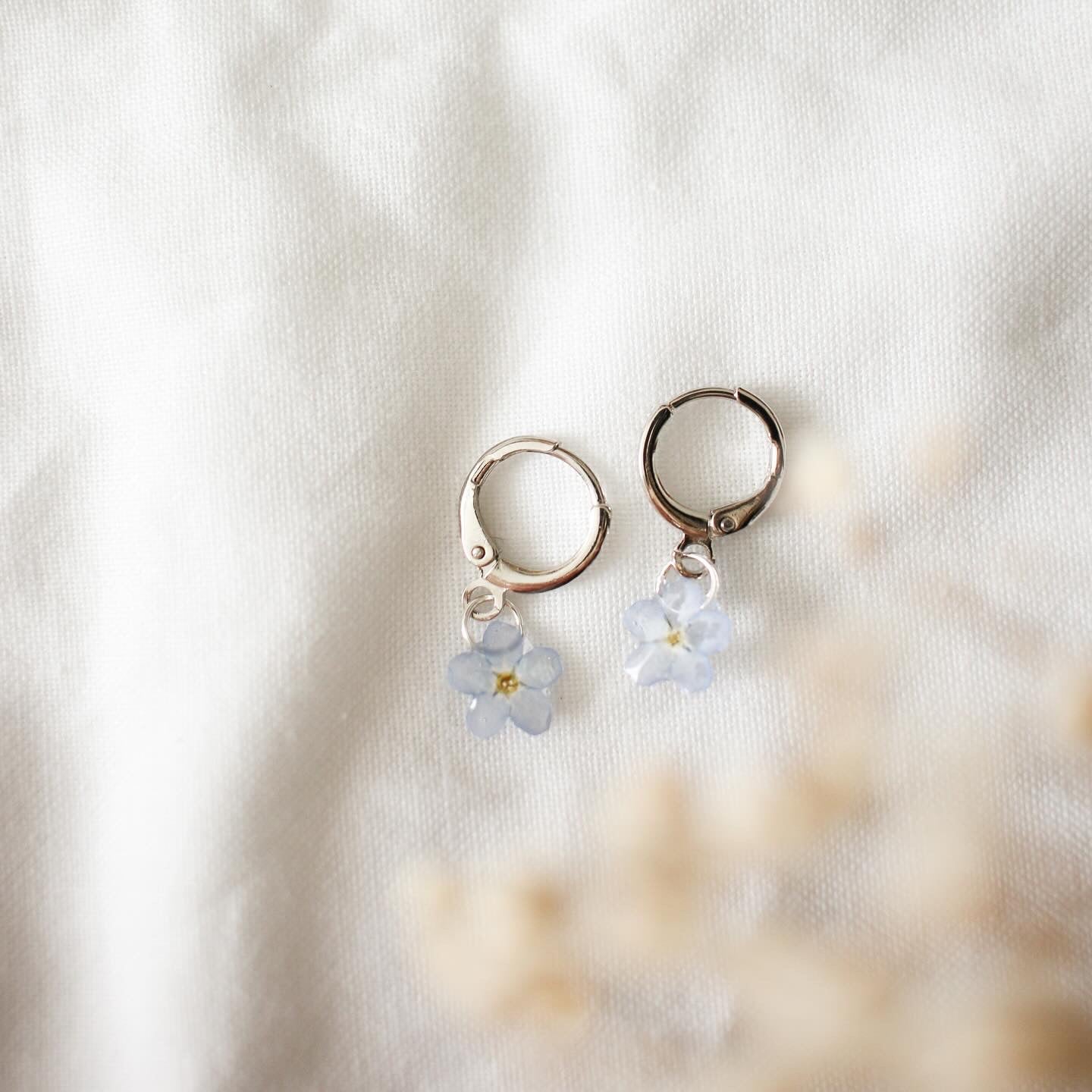 Silver Beth March Earrings