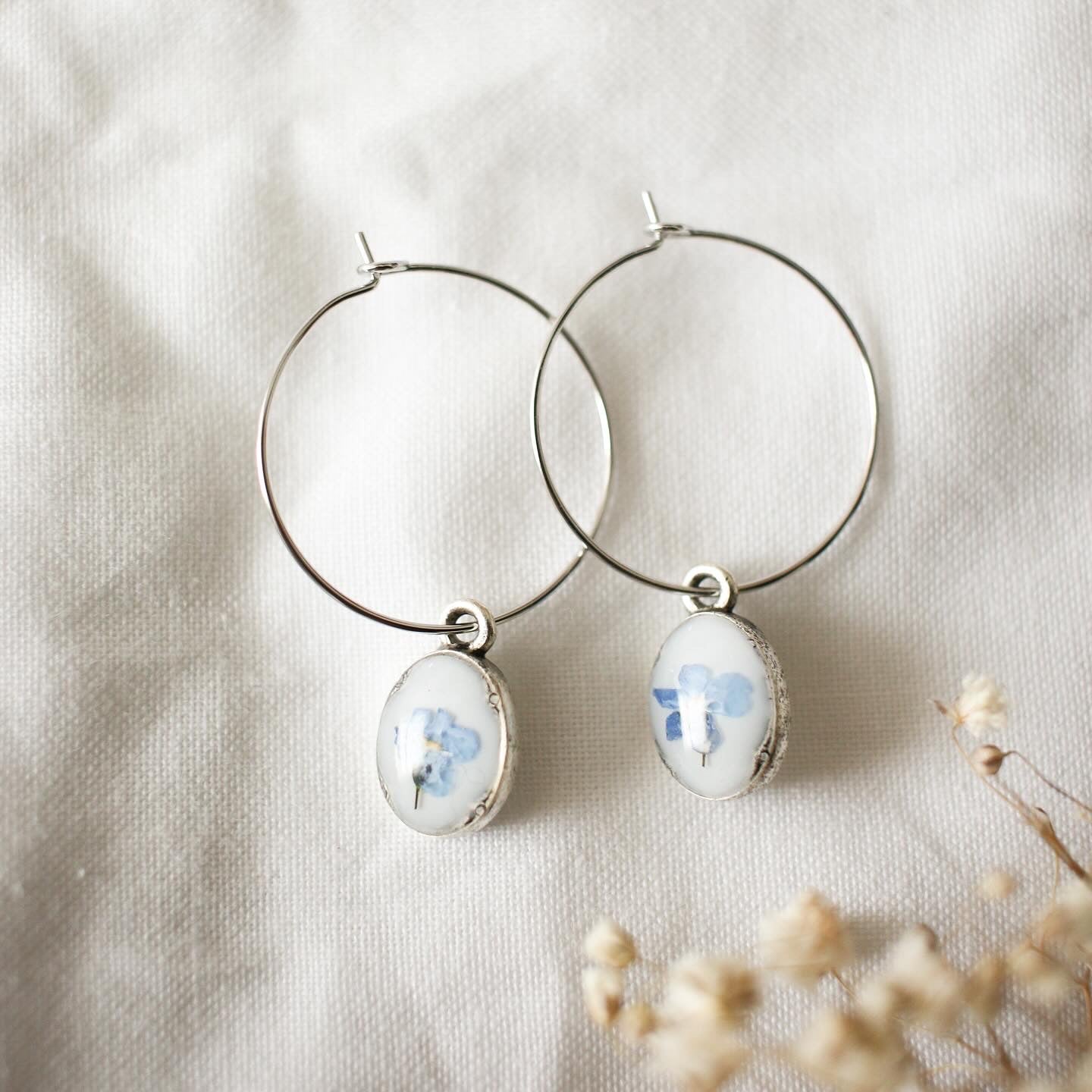 Silver Diana Earrings