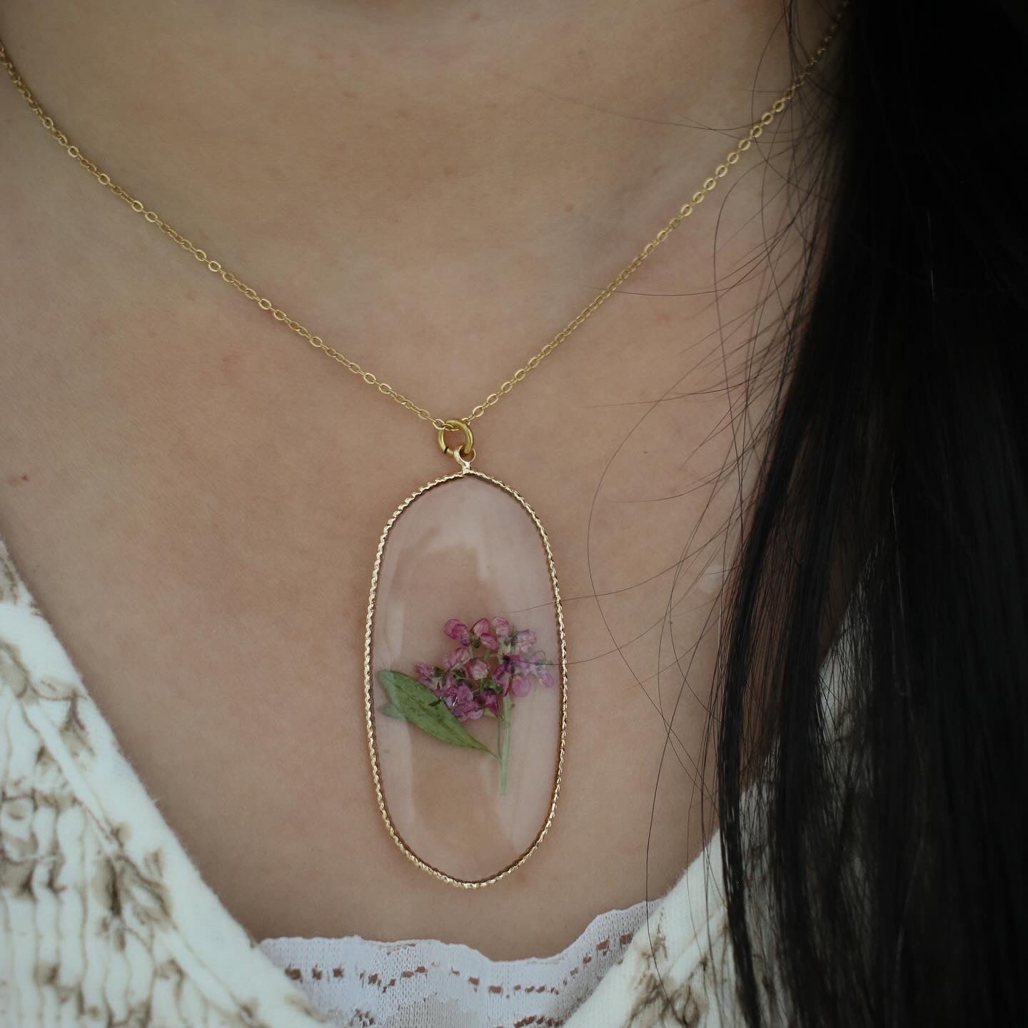 The Sowerby Necklace in Ballet Slipper Pink