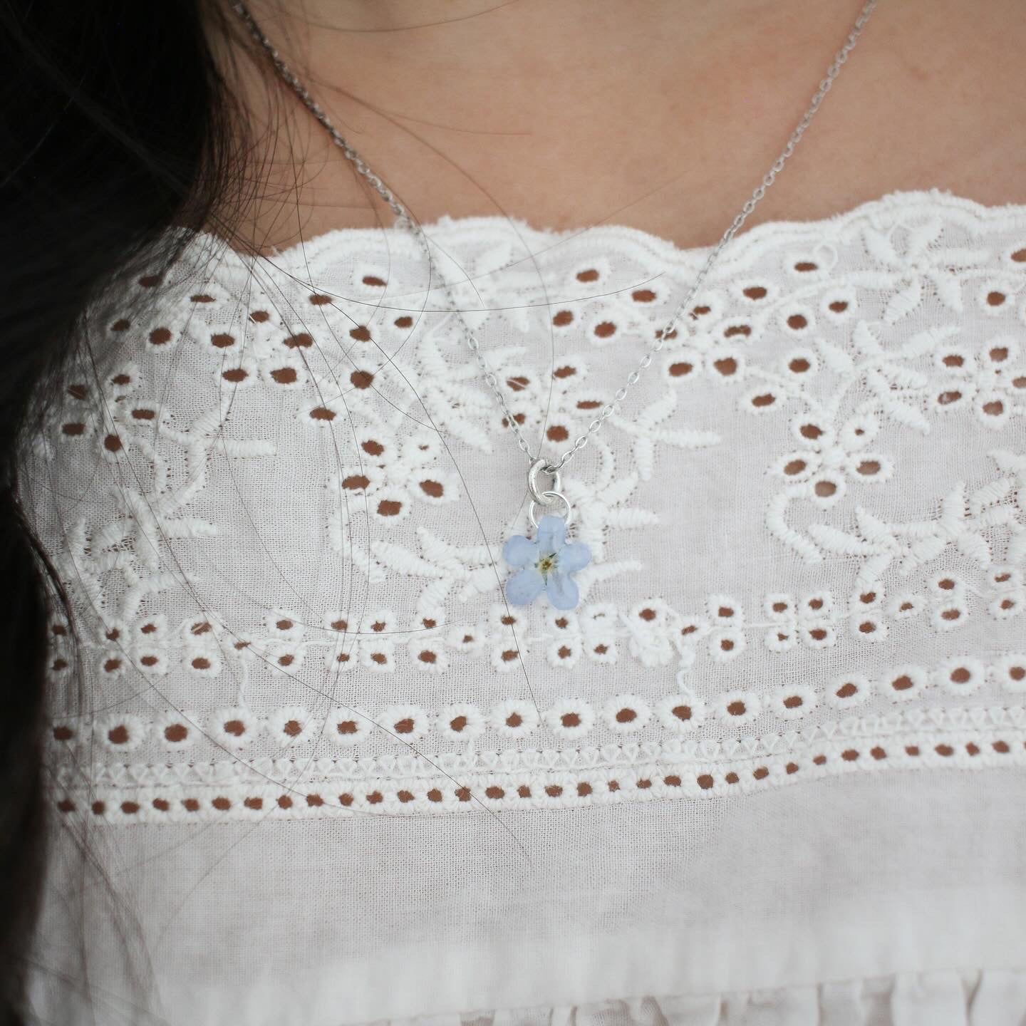 Silver Beth March Necklace