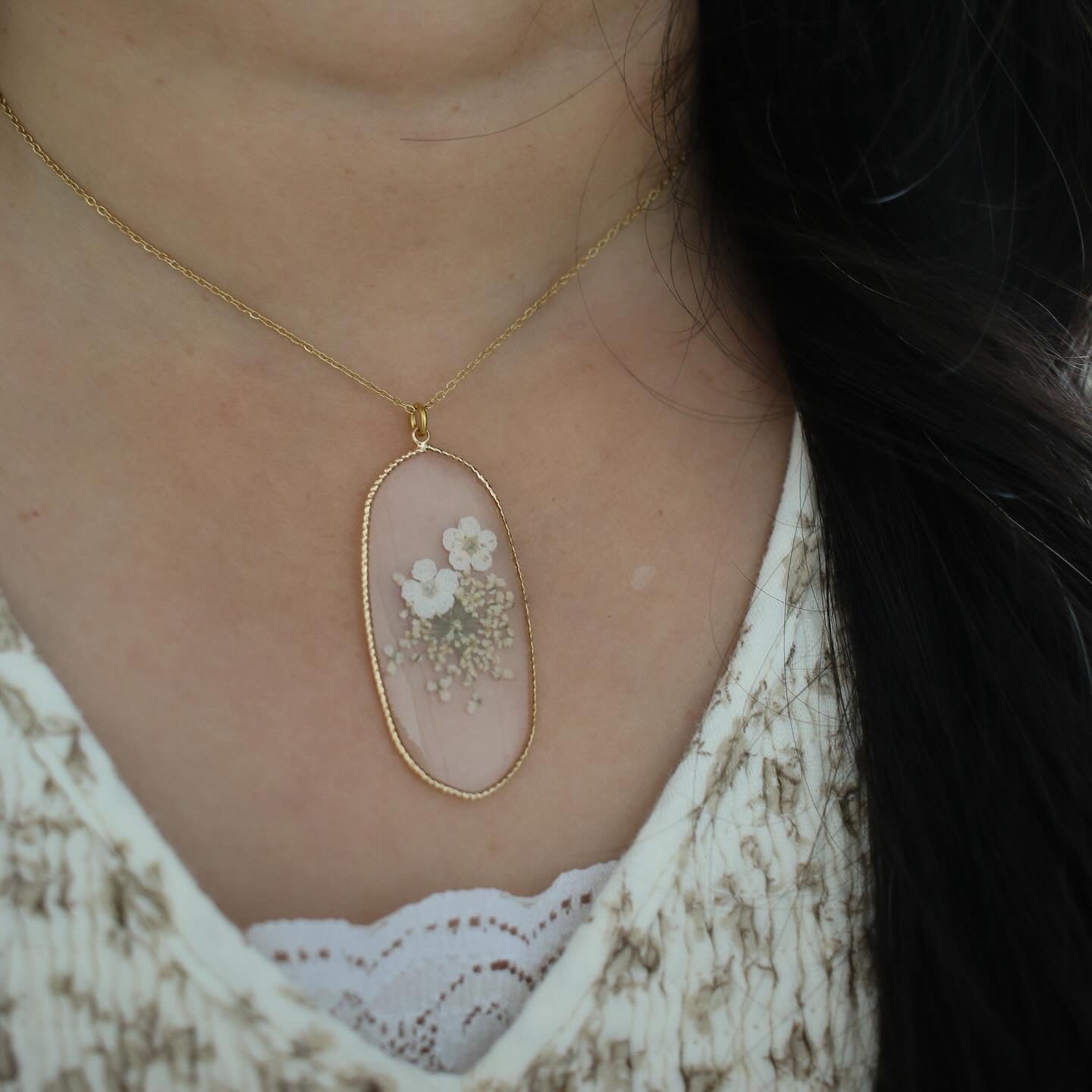 The Sowerby Necklace in Antique White