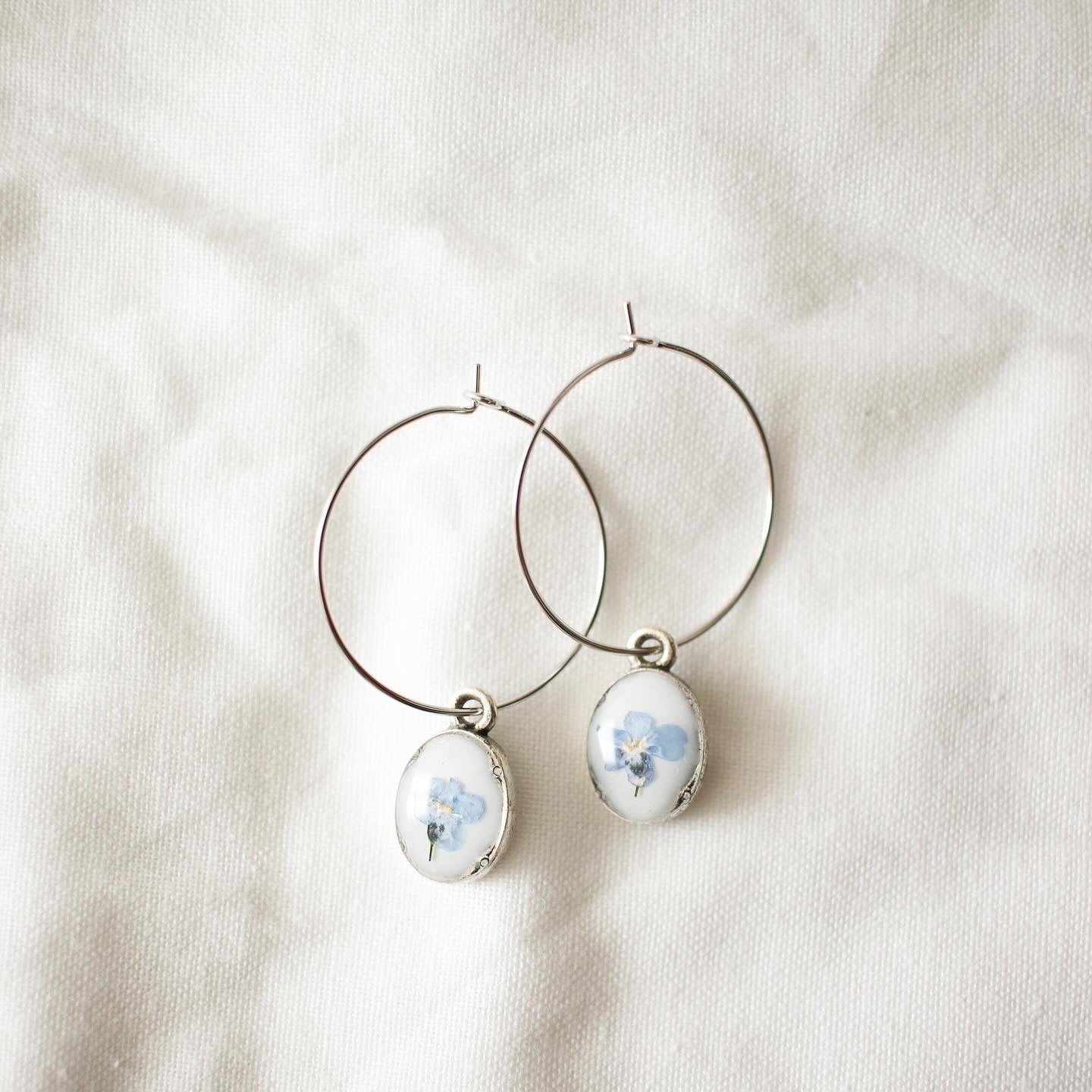Silver Diana Earrings