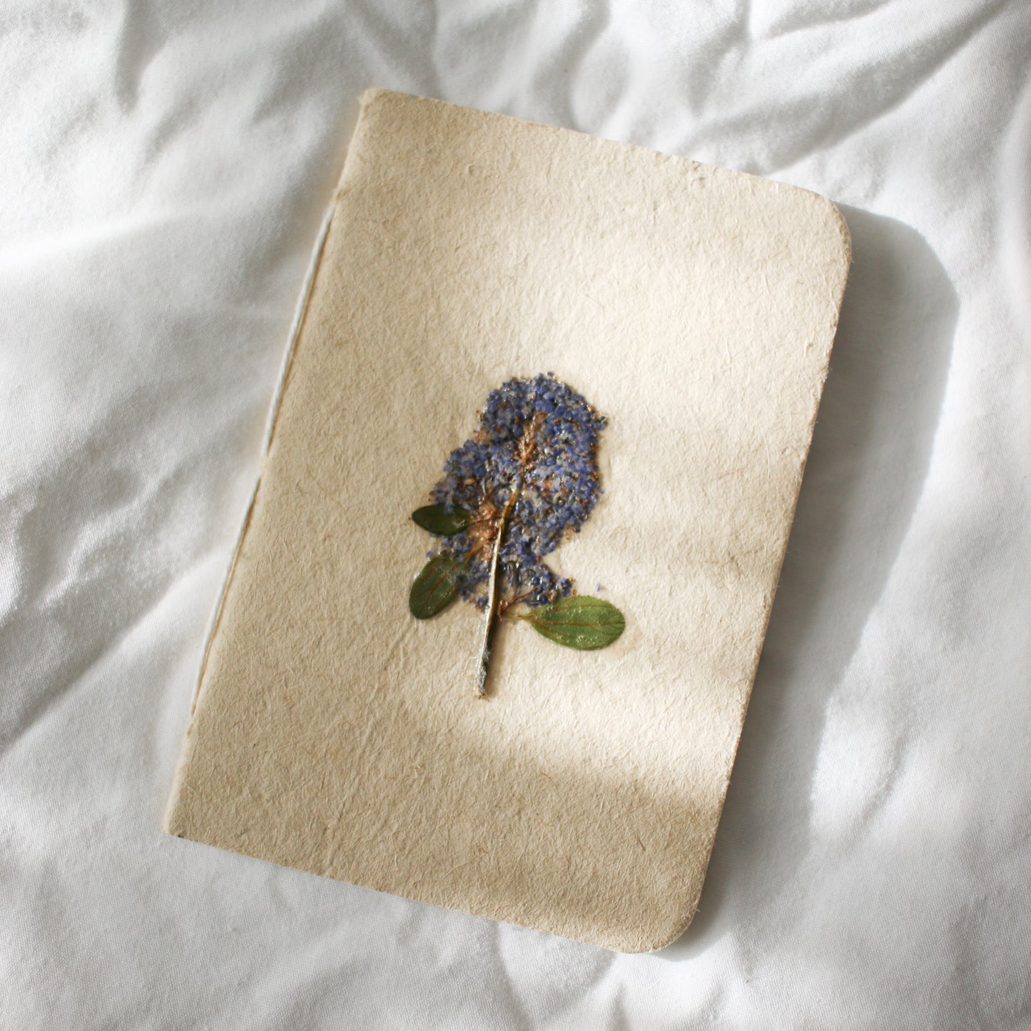 Pressed flower journal