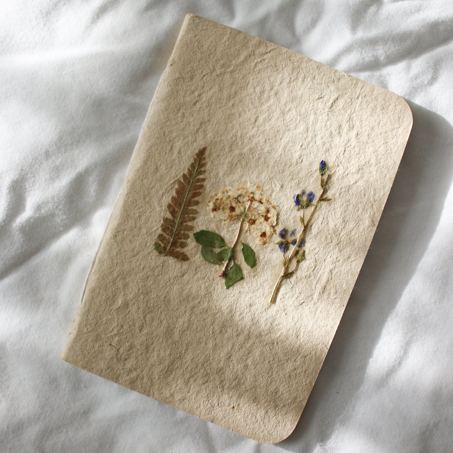 Pressed flower journal