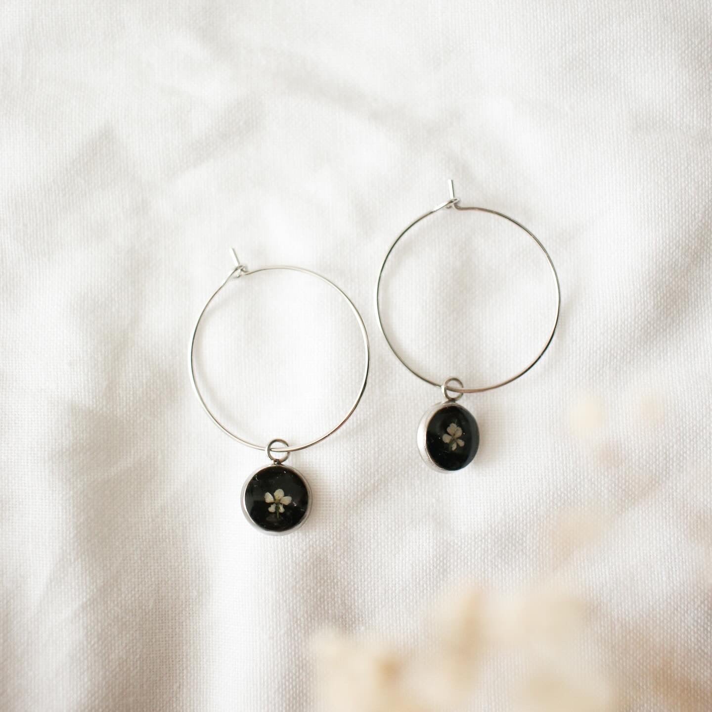 Silver Marilla Hoop Earrings