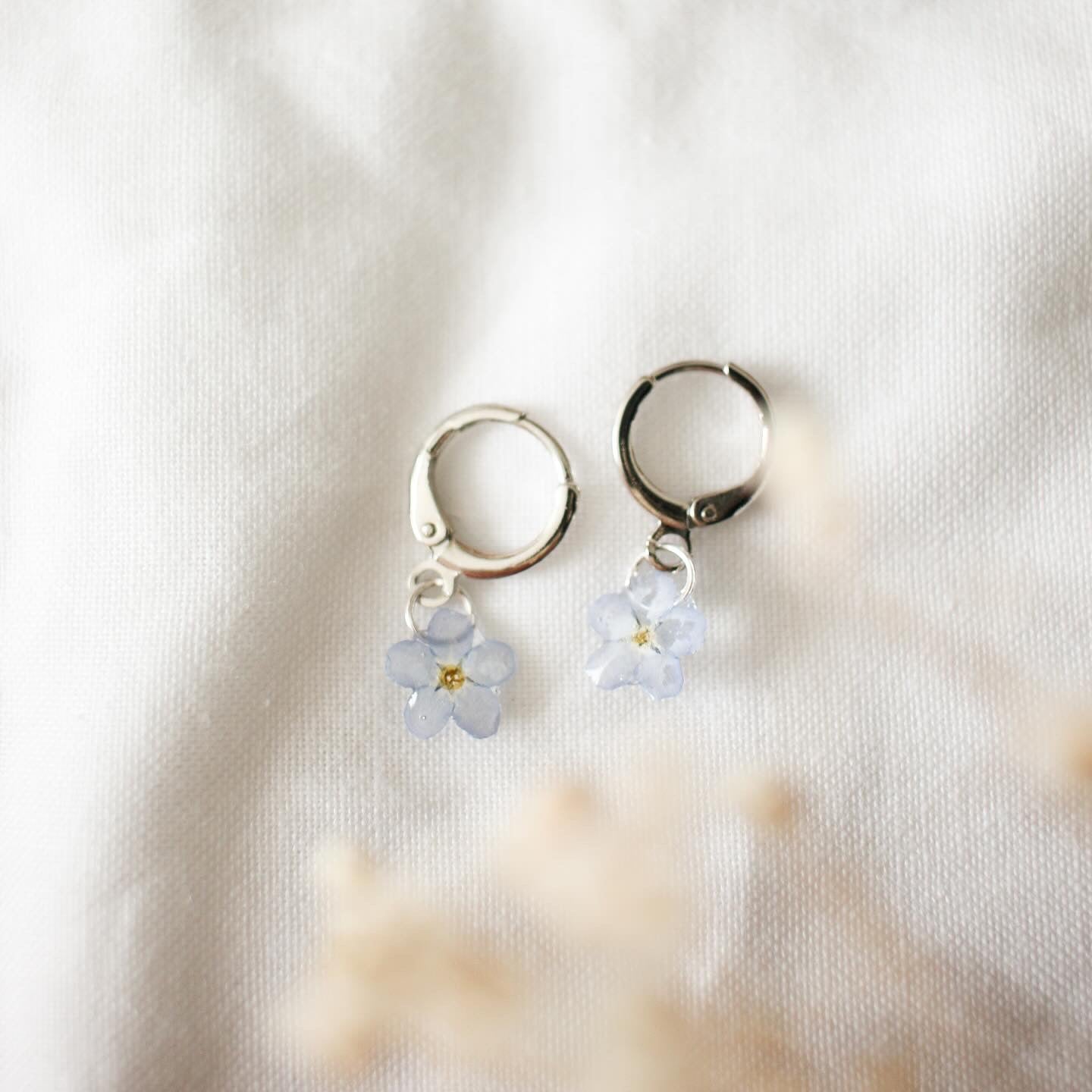 Silver Beth March Earrings