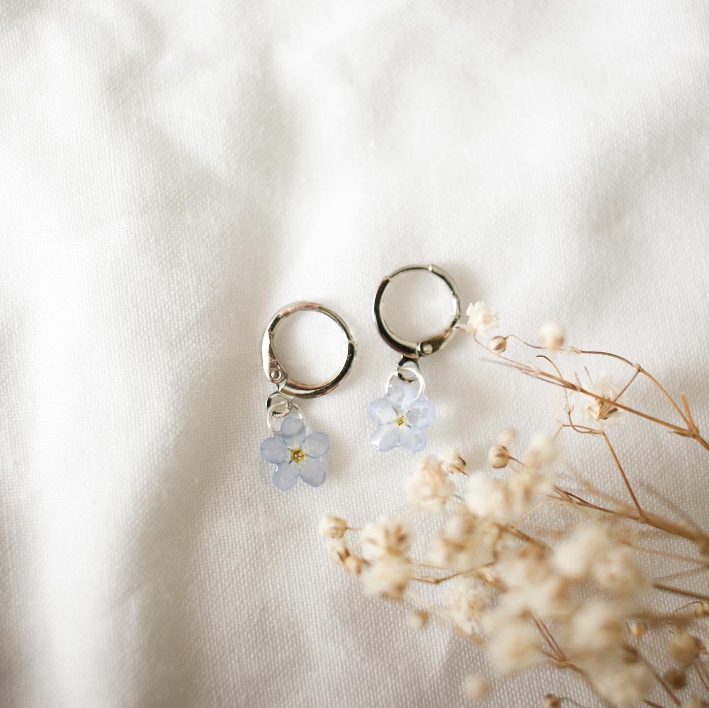 Silver Beth March Earrings