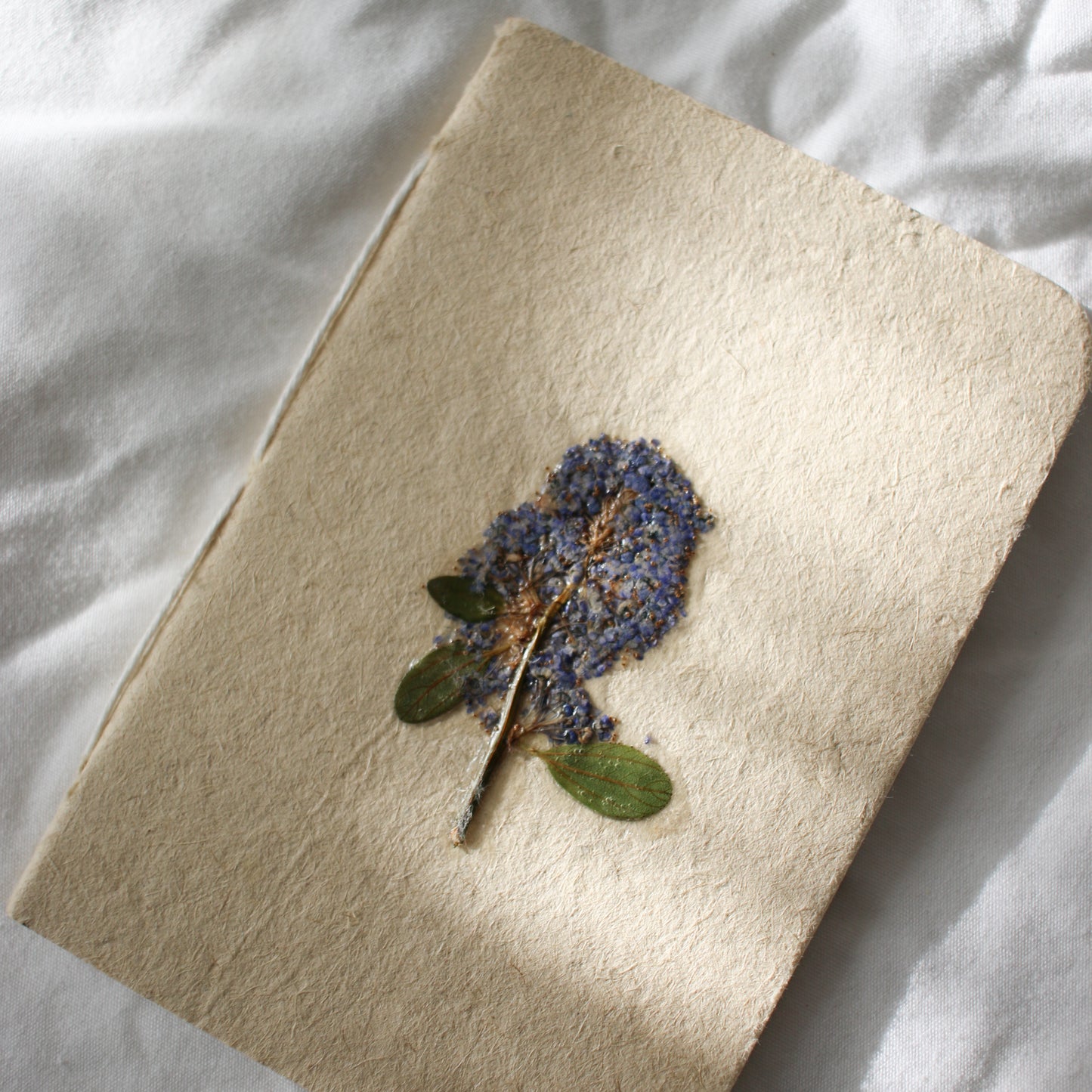 Pressed flower journal
