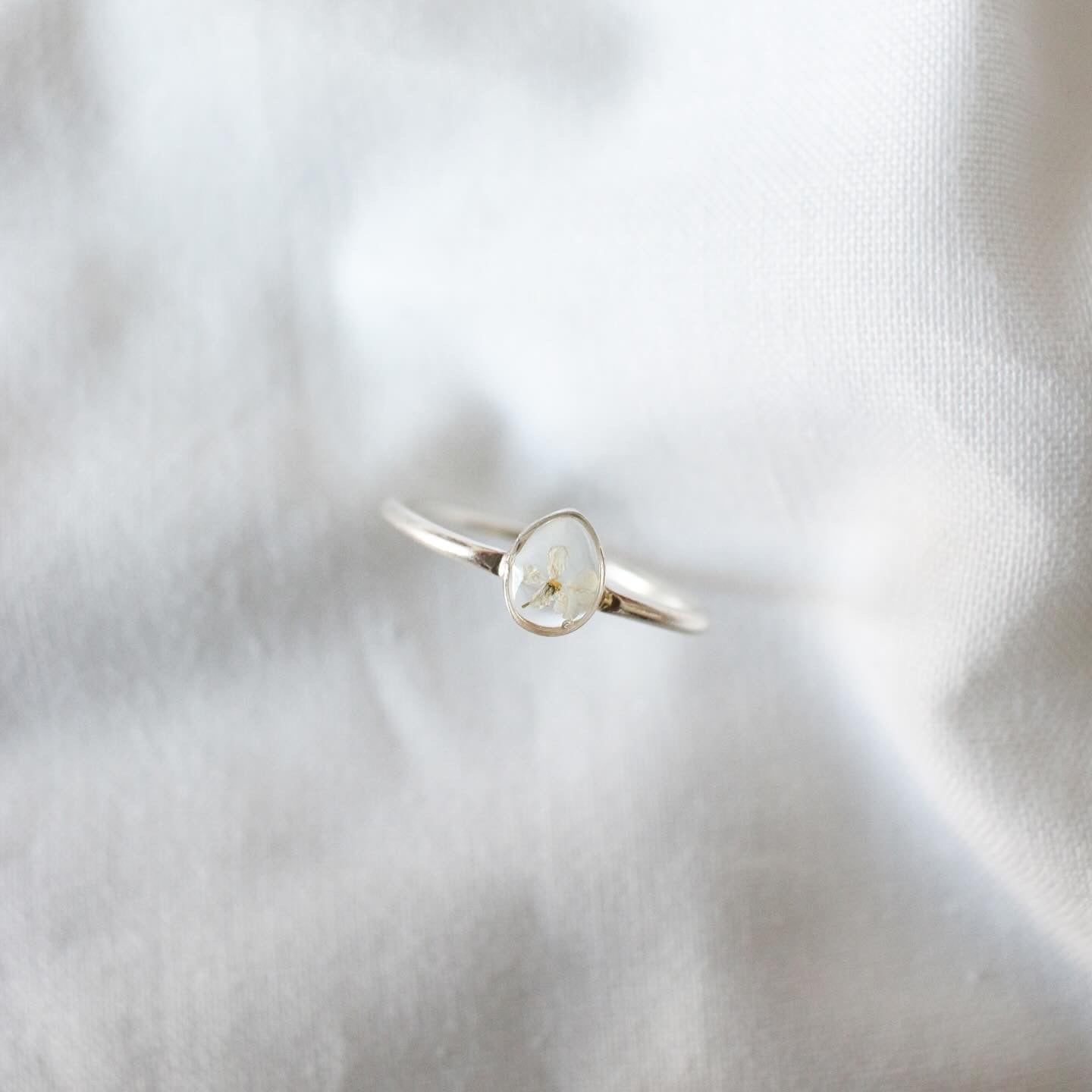 Silver Raindrops Ring