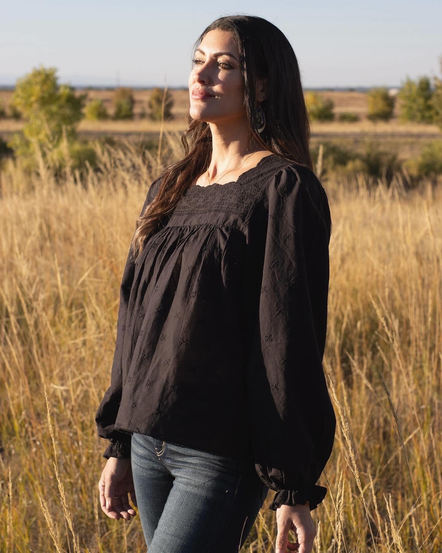 Archibald Blouse in Noir
