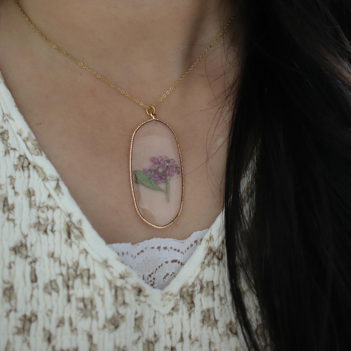 The Sowerby Necklace in Ballet Slipper Pink