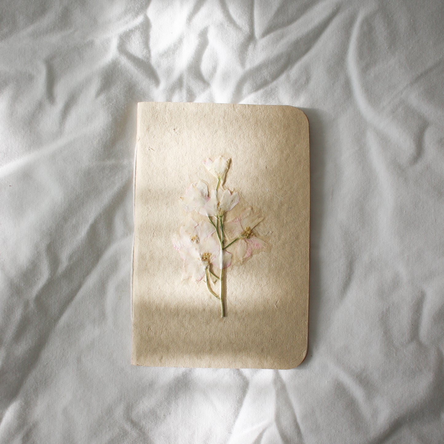 Pressed flower journal