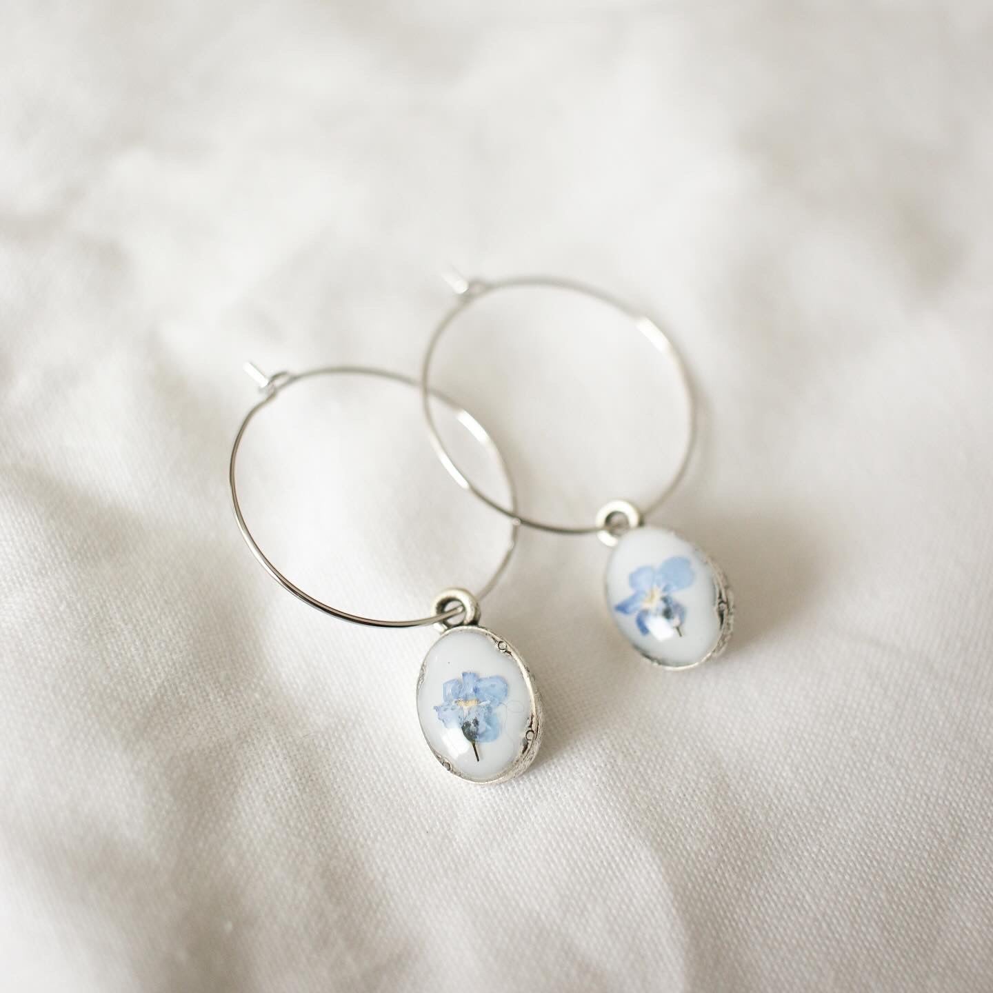 Silver Diana Earrings
