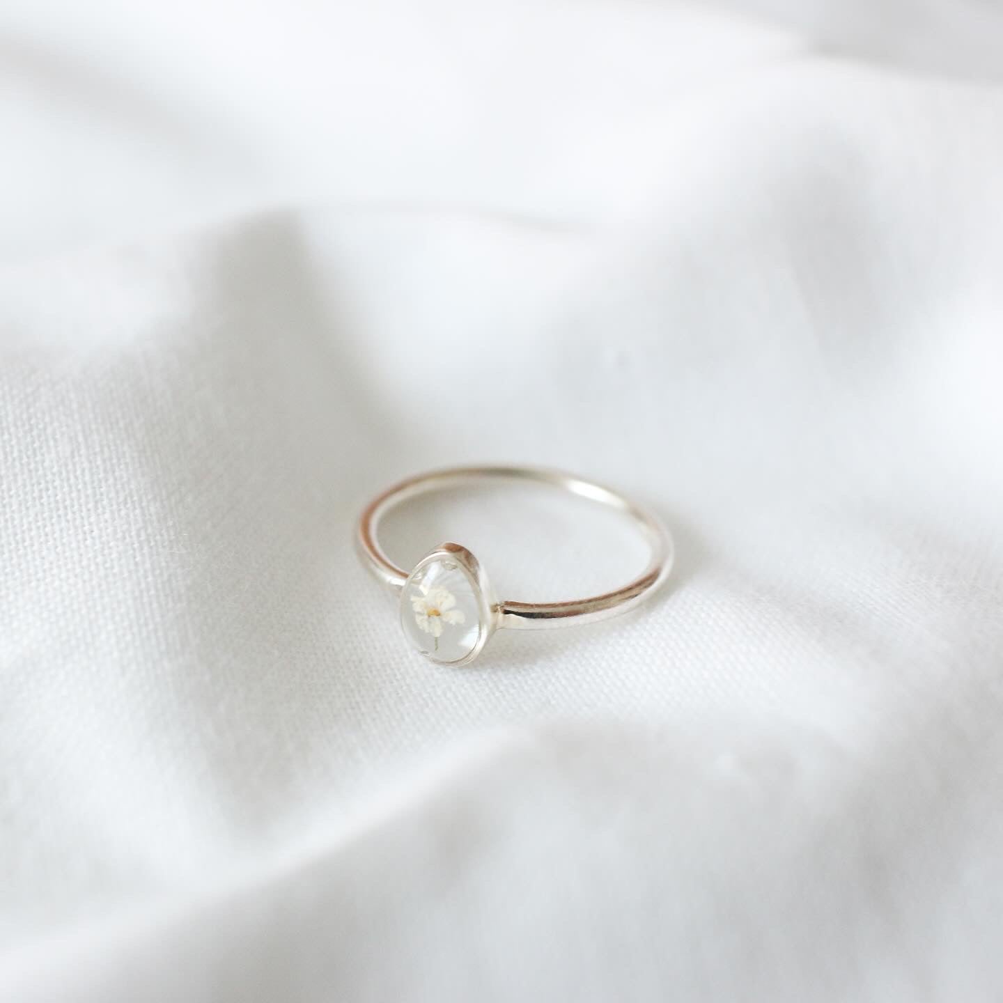 Silver Raindrops Ring