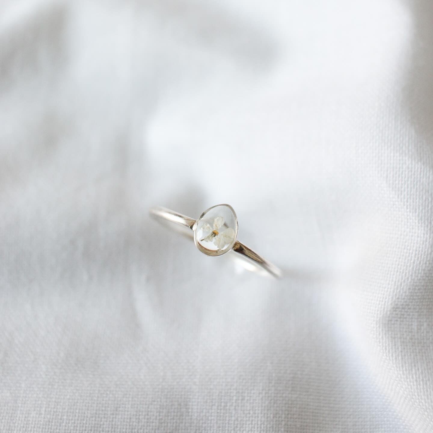 Silver Raindrops Ring